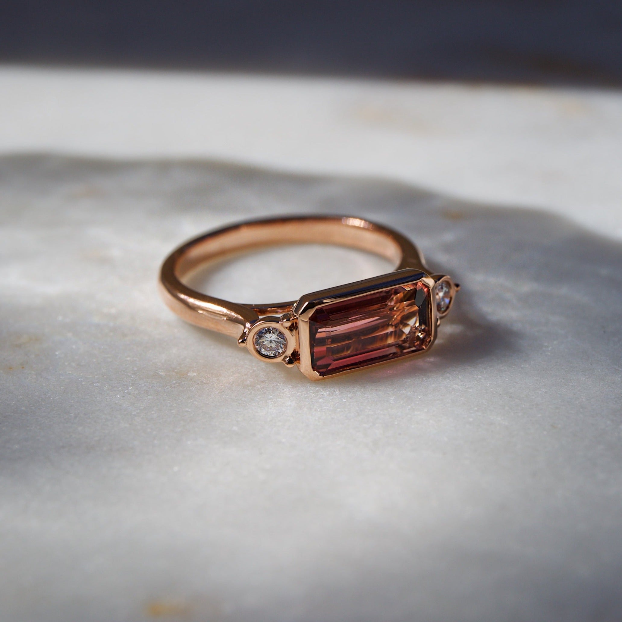 Olivia Pink Tourmaline Ring