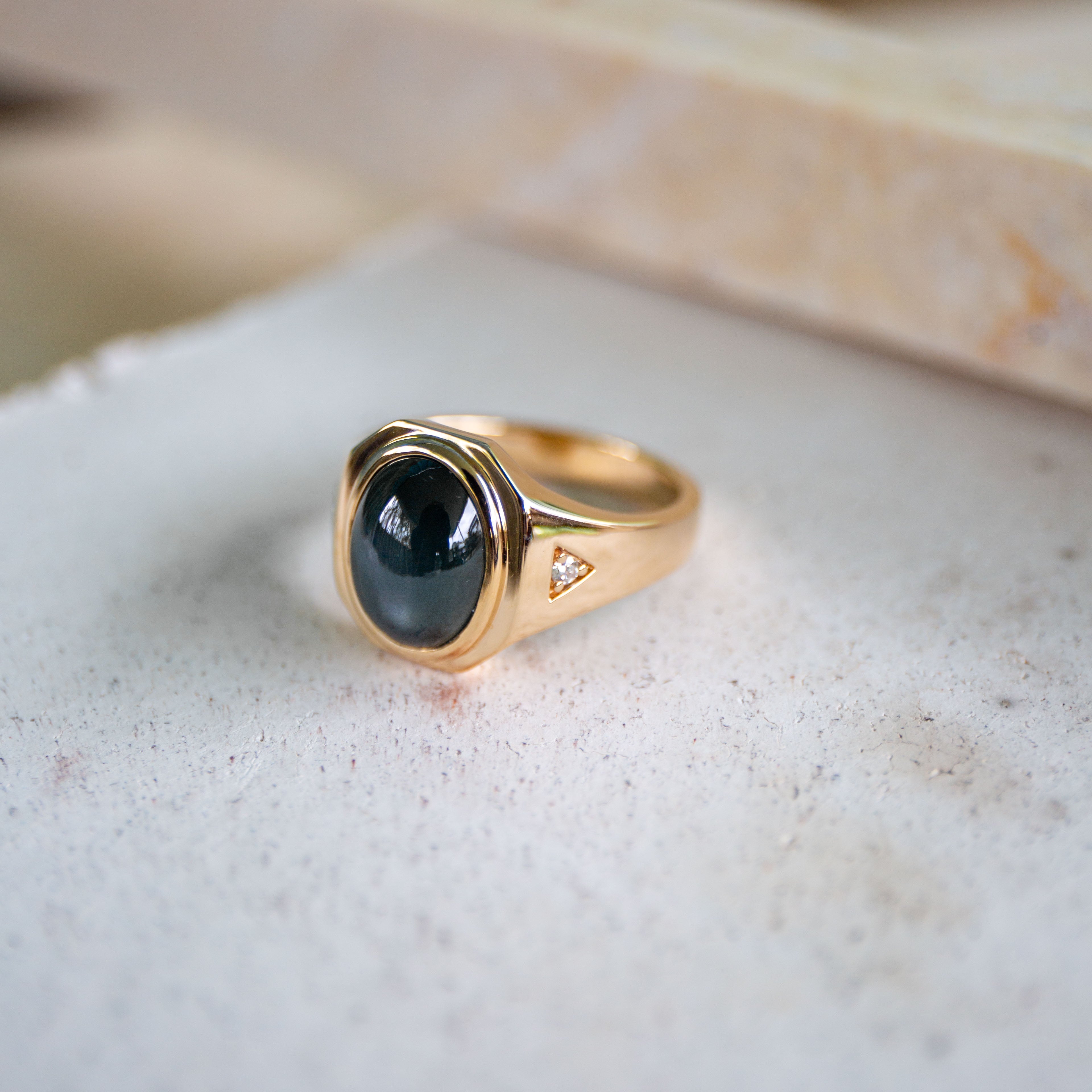 Jasper Star Sapphire Ring