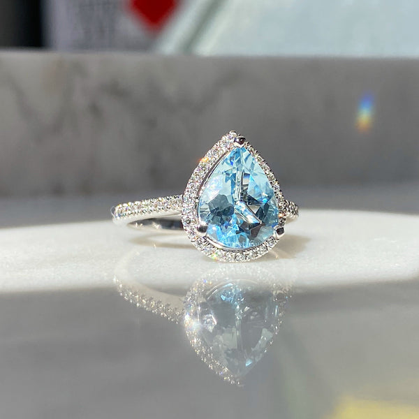 Valentina Aquamarine Ring