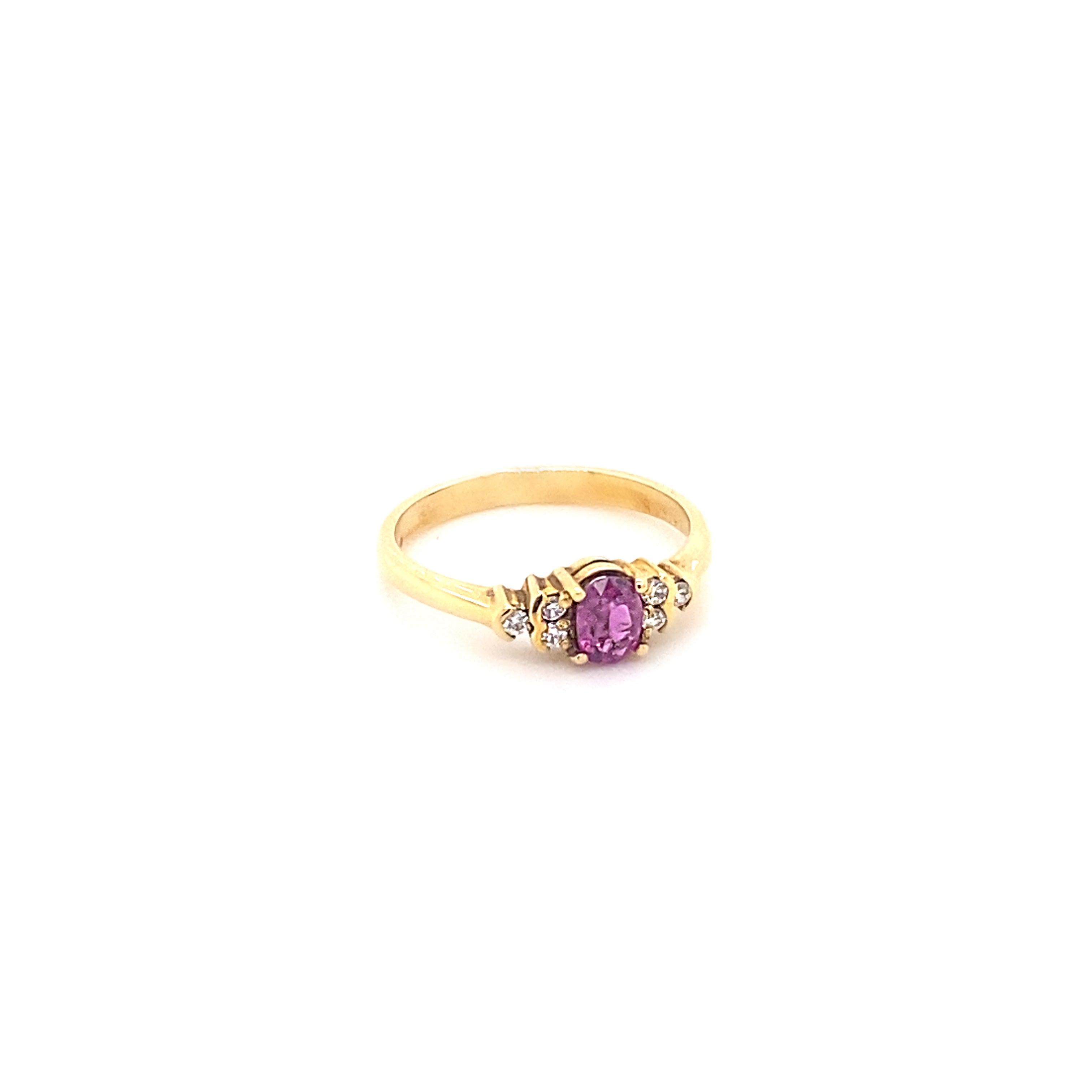 Pink Sapphire Grace Ring