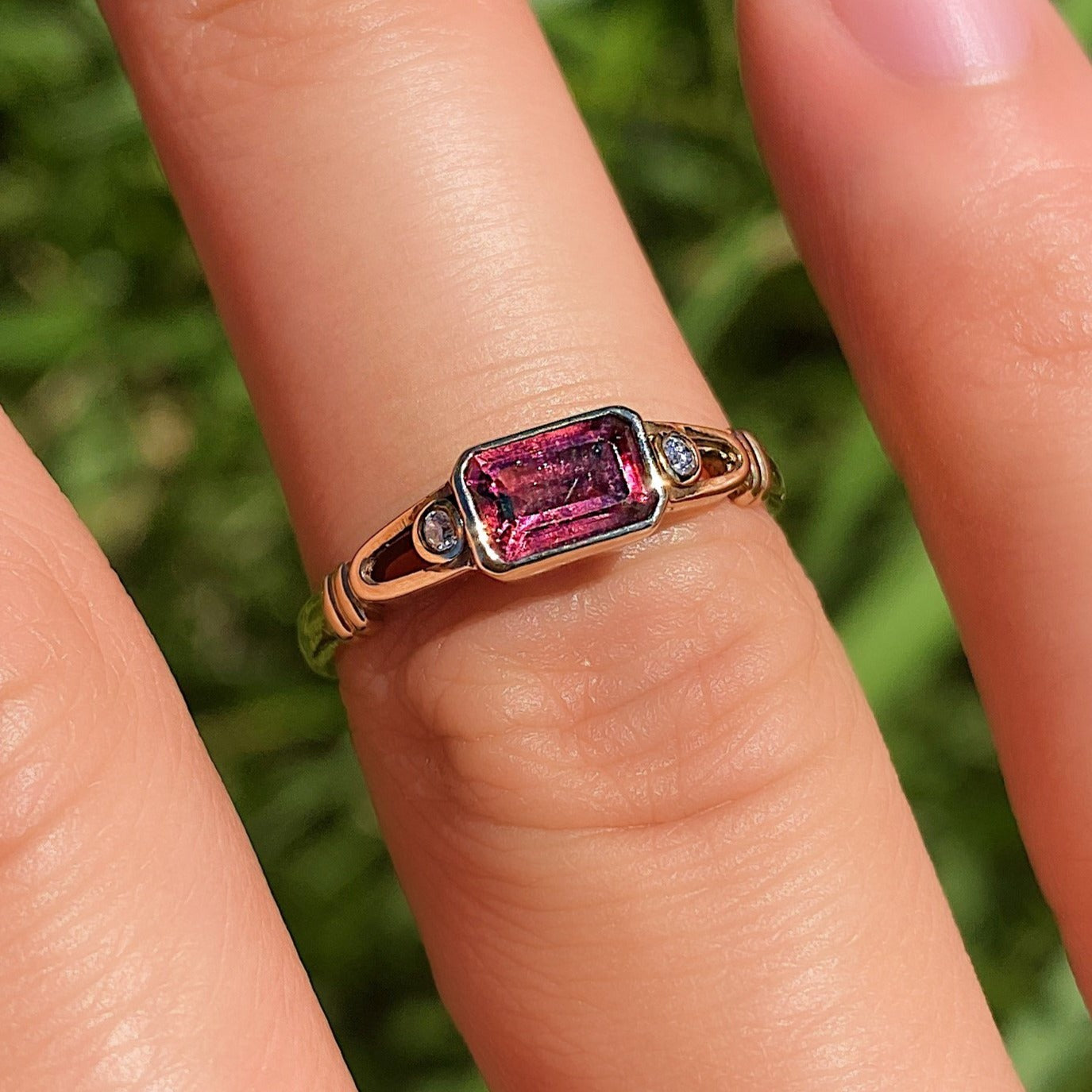 Pink Tourmaline Kate Ring