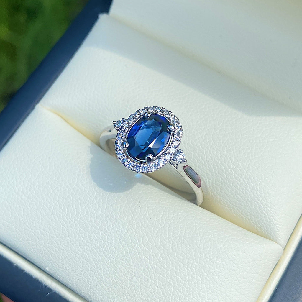 Ceylon Sapphire Hailey Ring