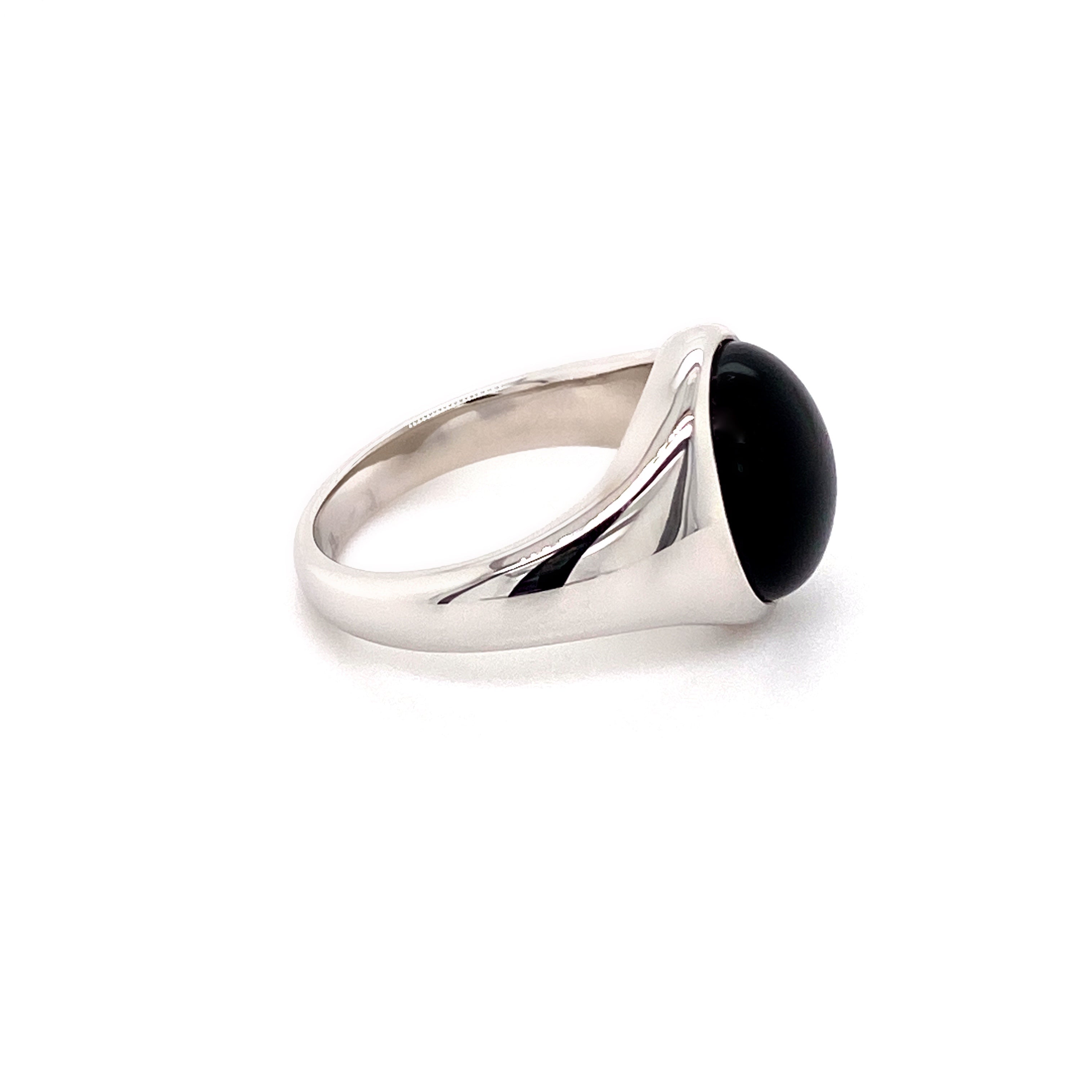 Onyx Platinum Ring