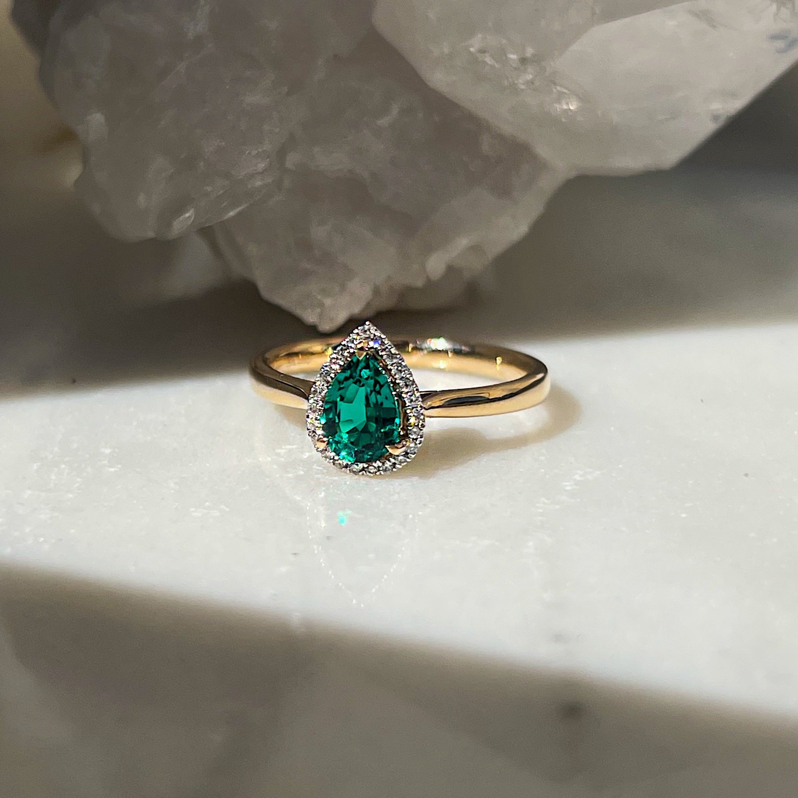 Genevieve Emerald Ring