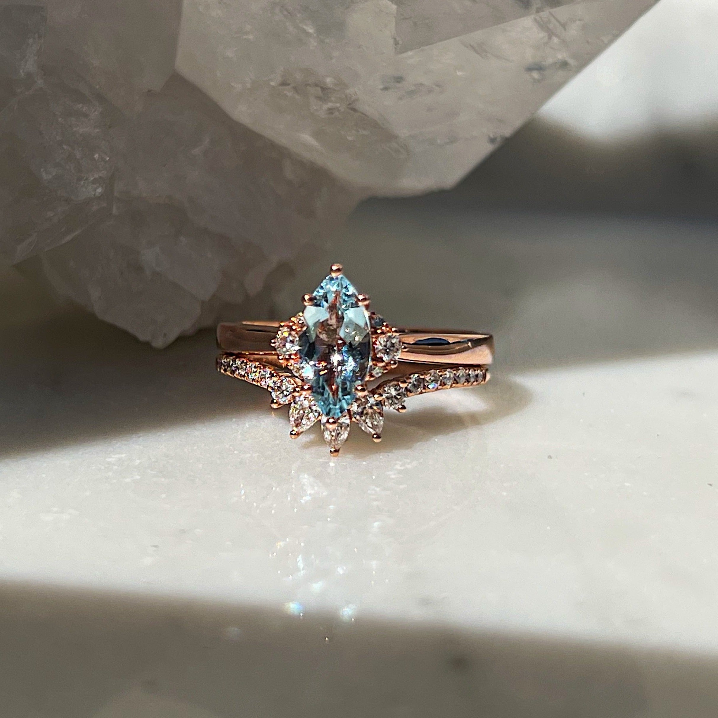 Clarisse Aquamarine Ring