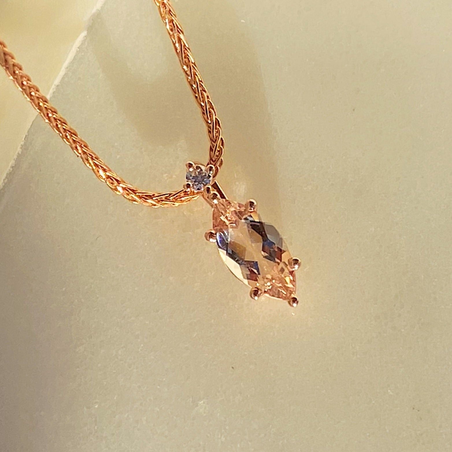 Cira Morganite Pendant