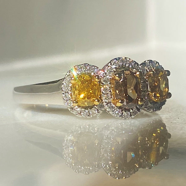 Mara Yellow Diamond Ring