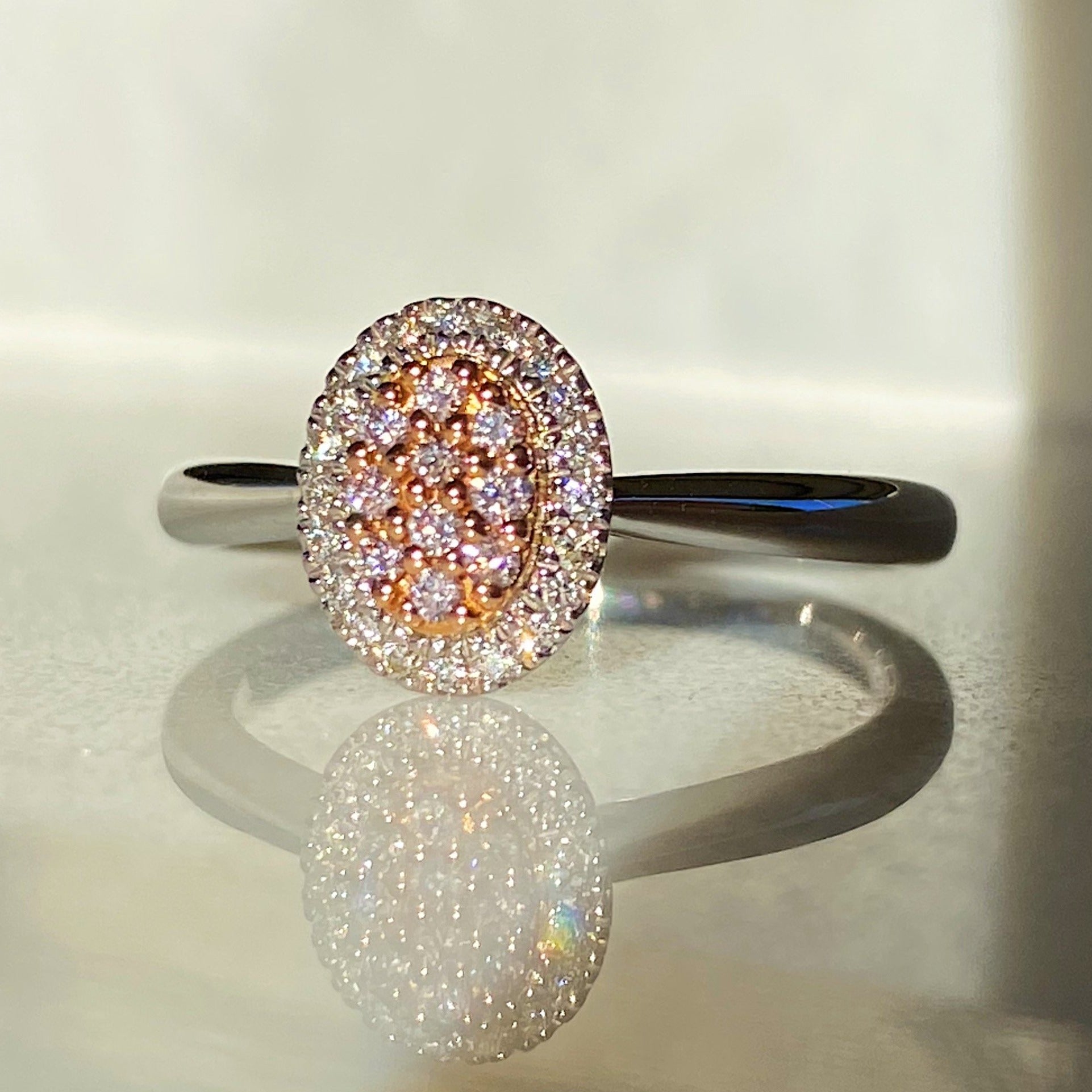 Lea Blush Pink Diamond Ring