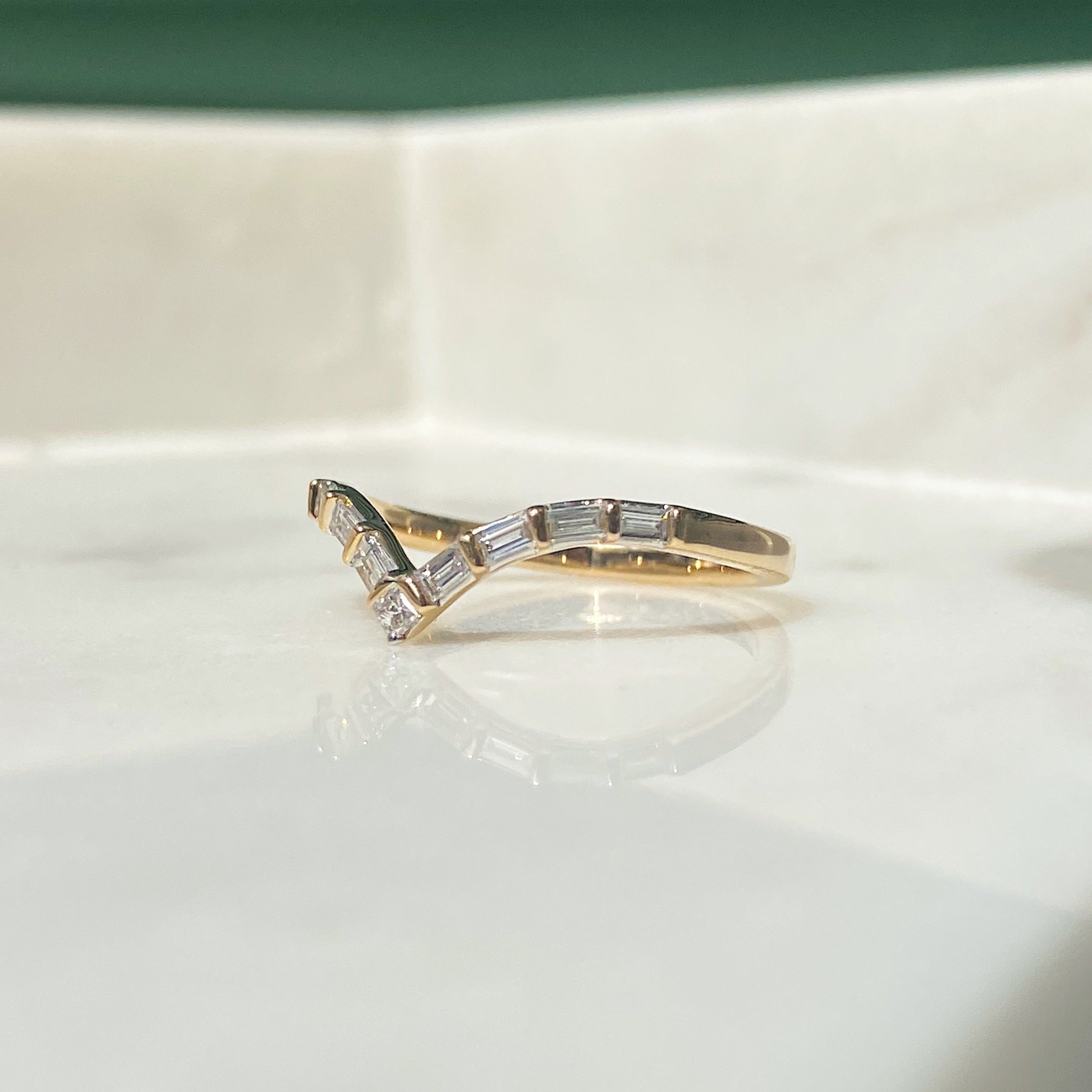 Gabriella Yellowgold Diamond Ring