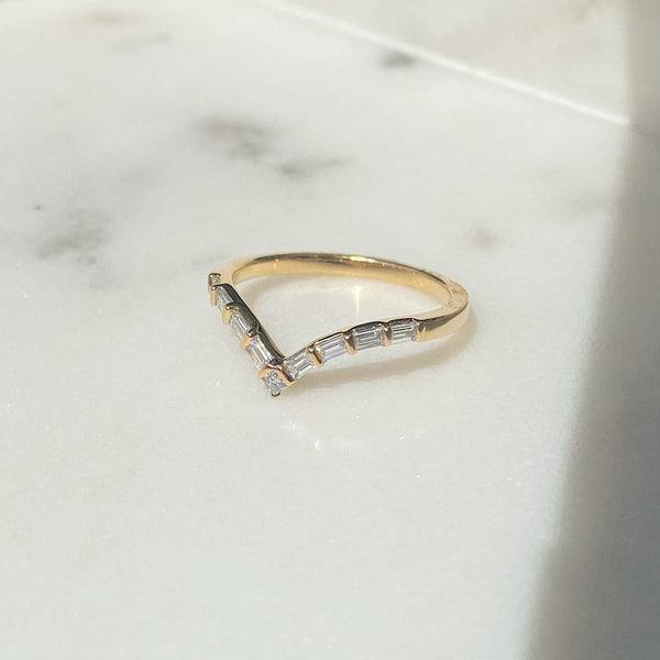 Gabriella Yellowgold Diamond Ring