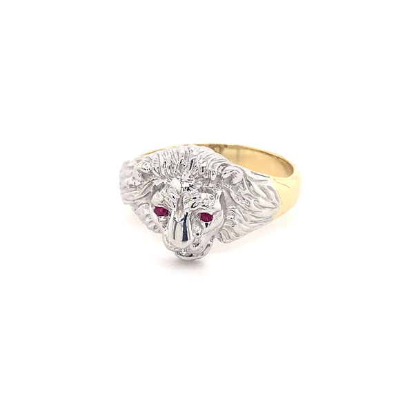 Ruby Lion Ring