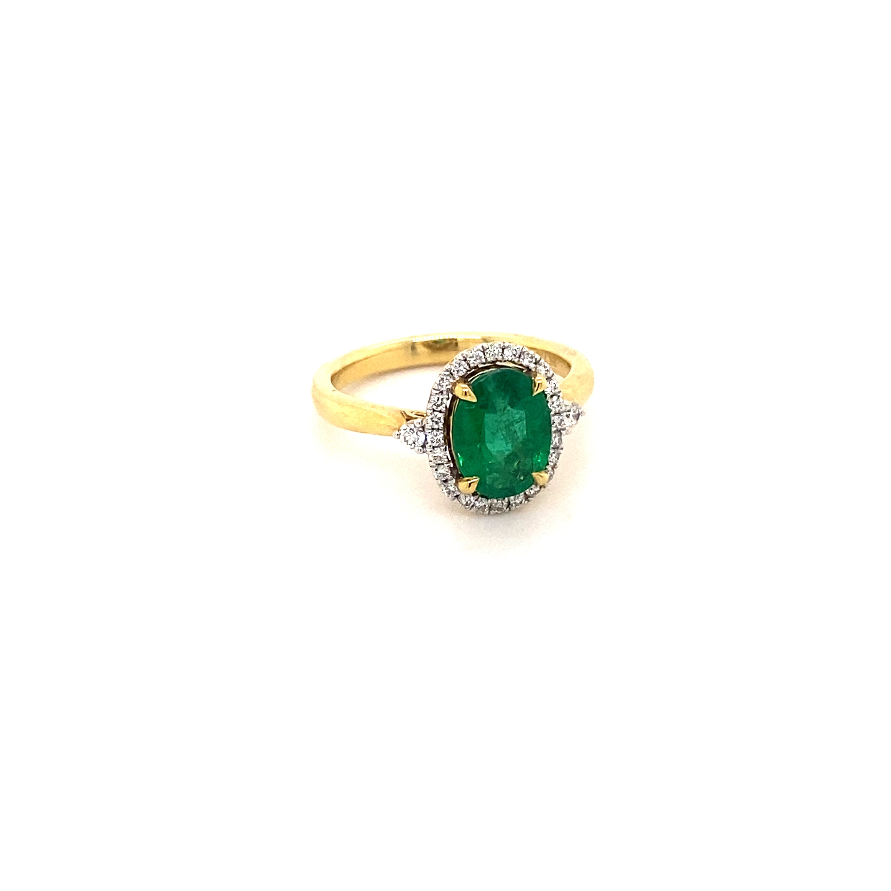 Emerald Amanda Ring