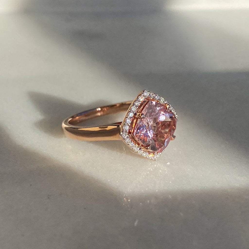 Capri Morganite Ring
