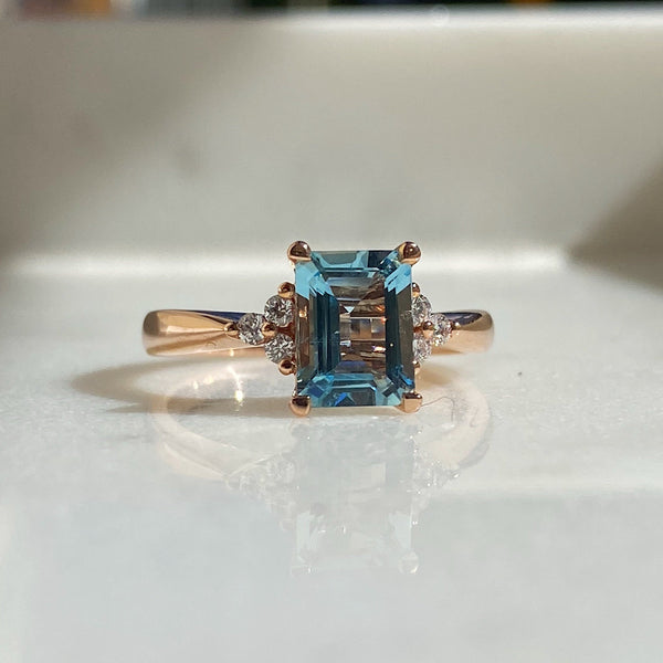 Addison Aquamarine Ring