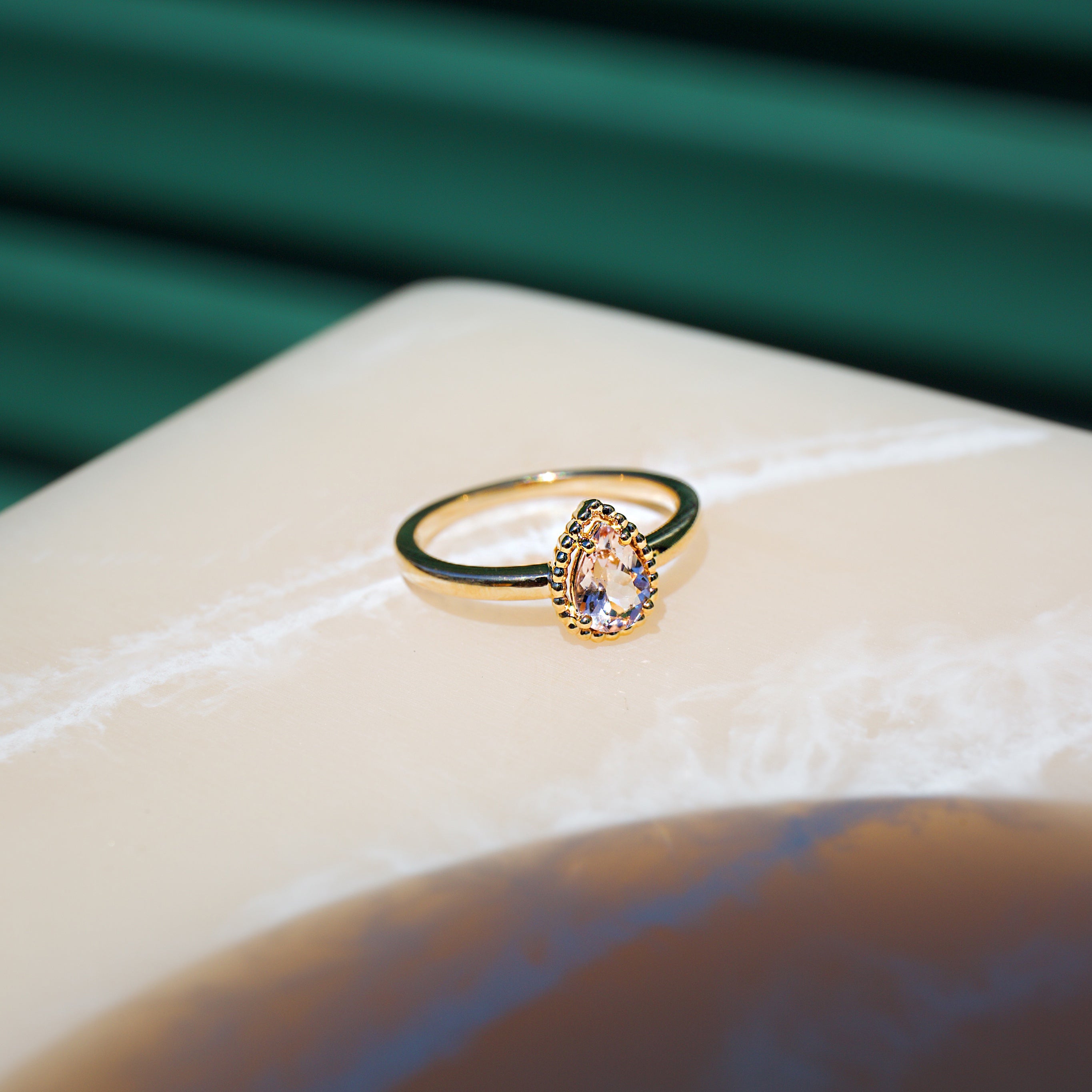 Fuji Morganite Ring