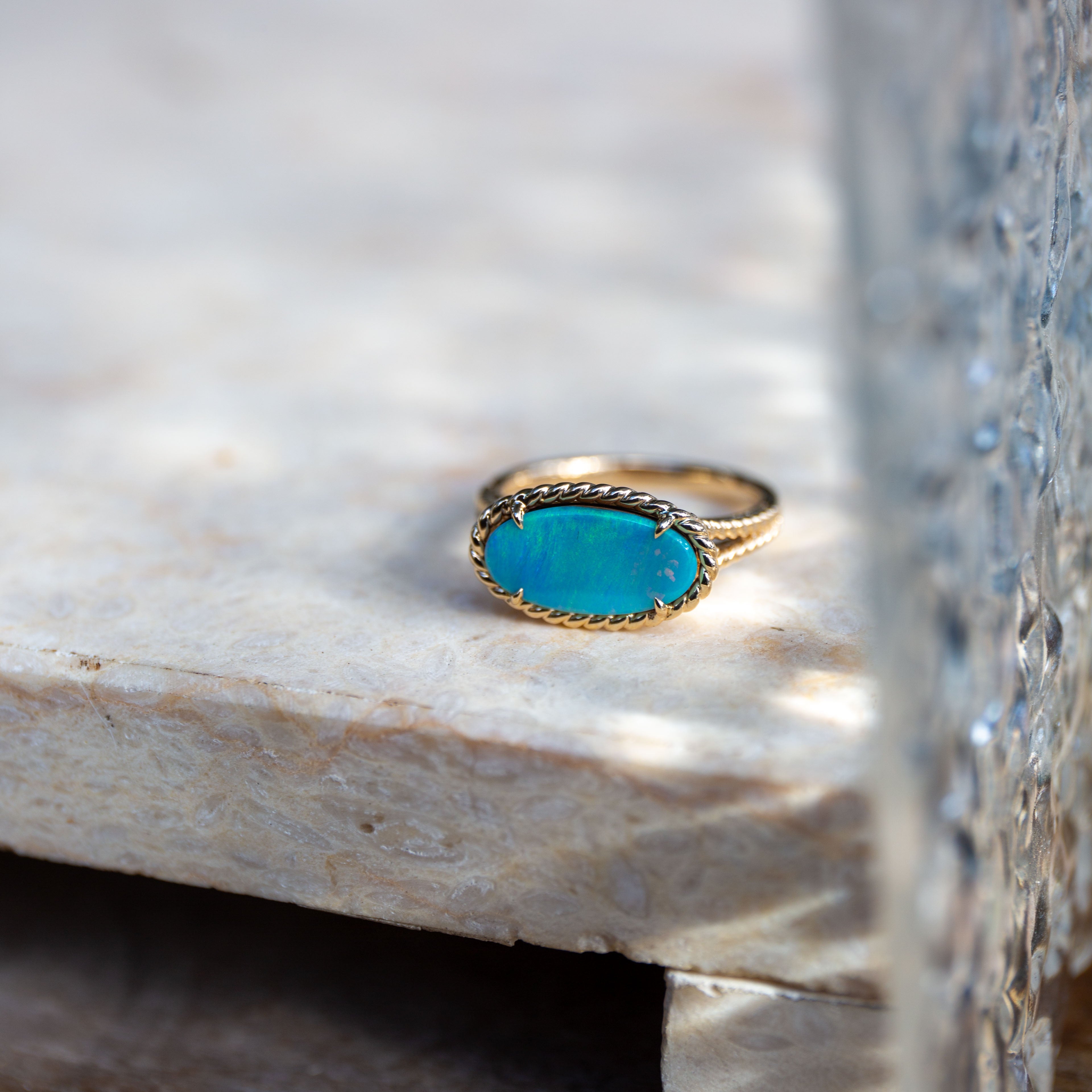 Laurel Opal Ring