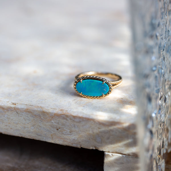 Laurel Opal Ring