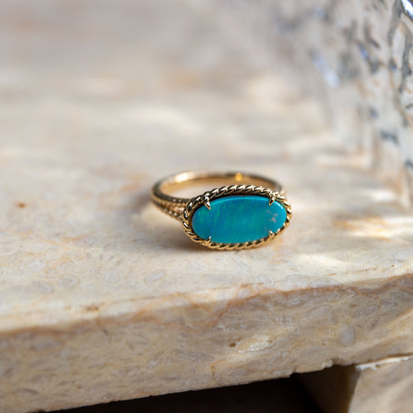 Laurel Opal Ring