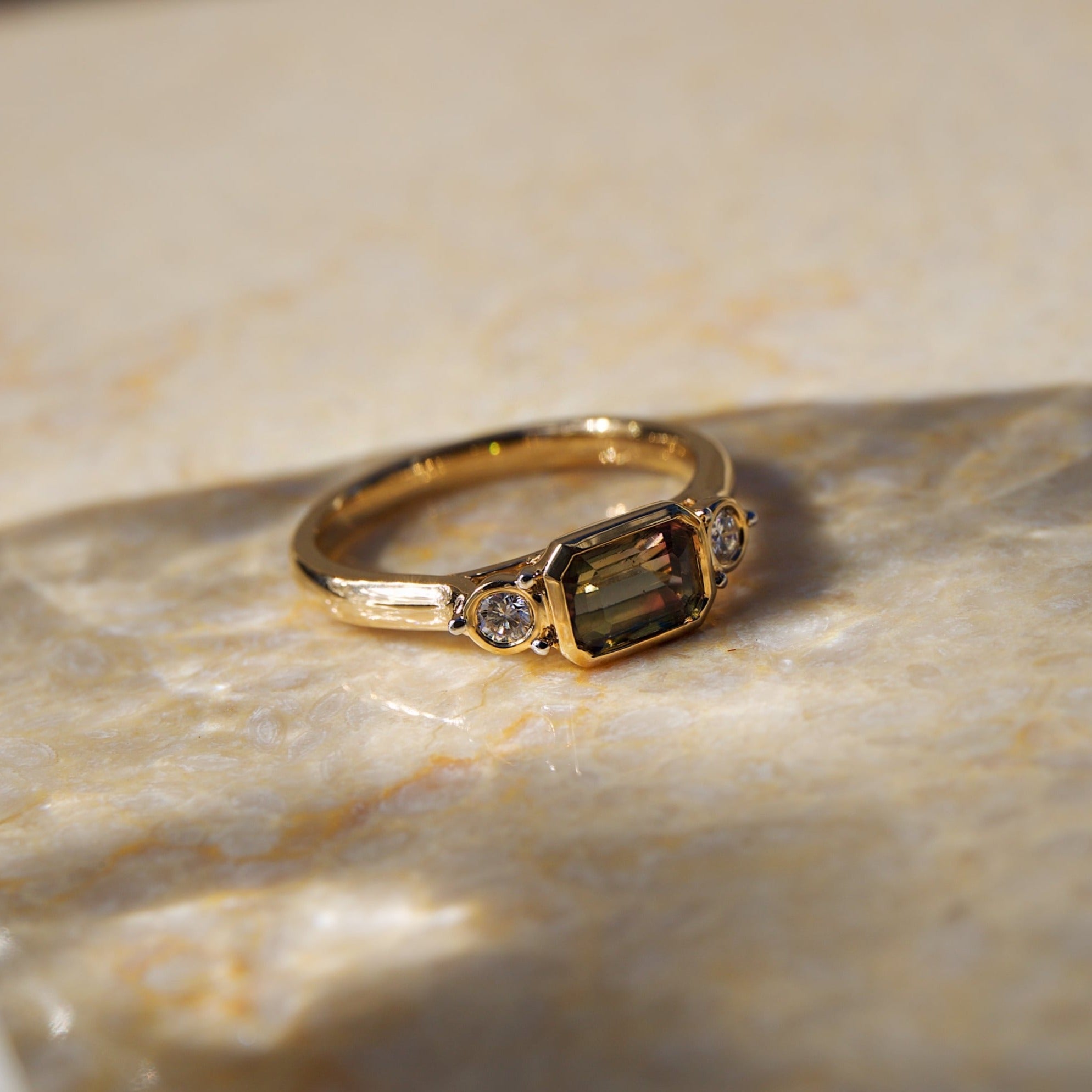 Isabella Watermelon Tourmaline Ring