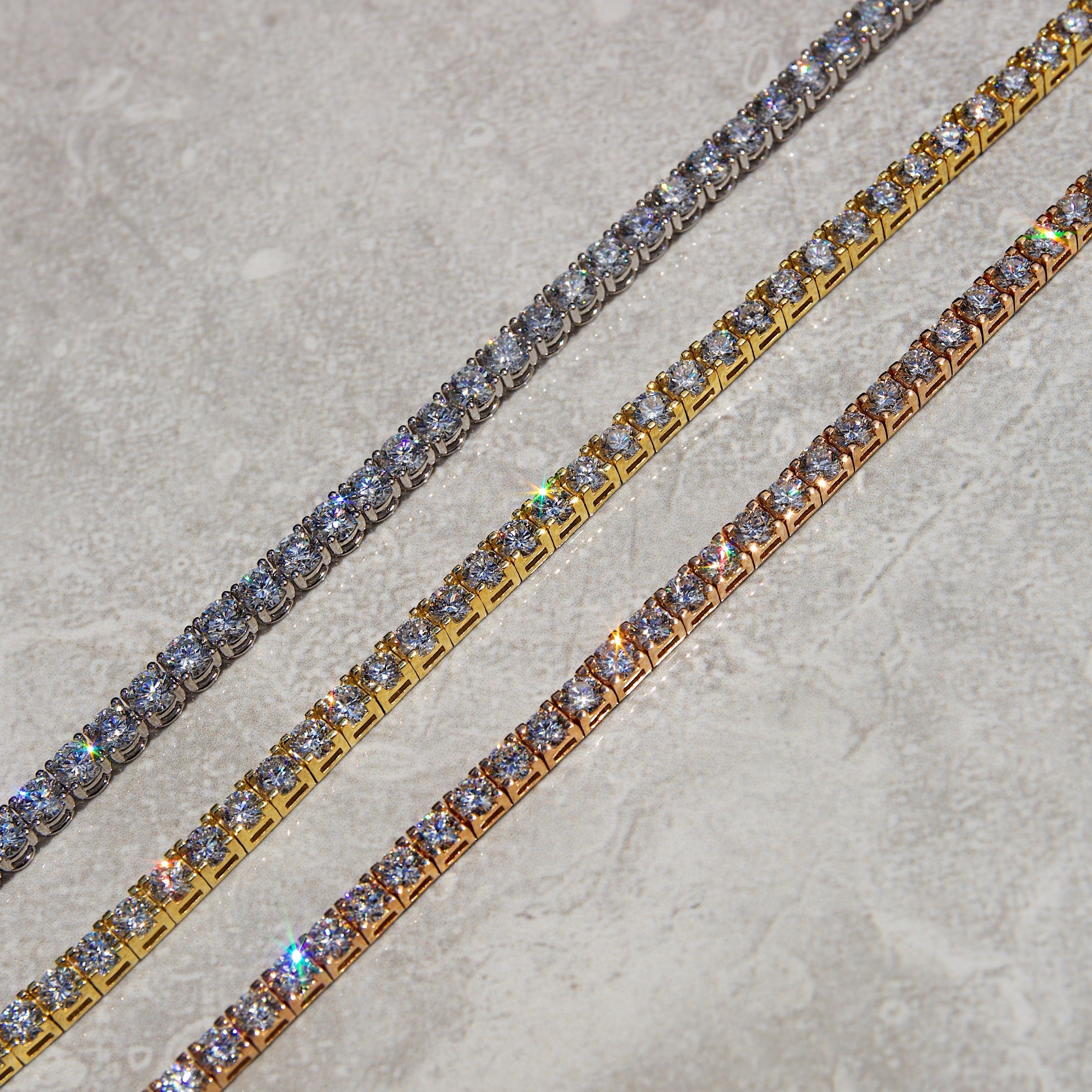 Lab Diamond Tennis Bracelet 7.65CT | 18CT White Gold