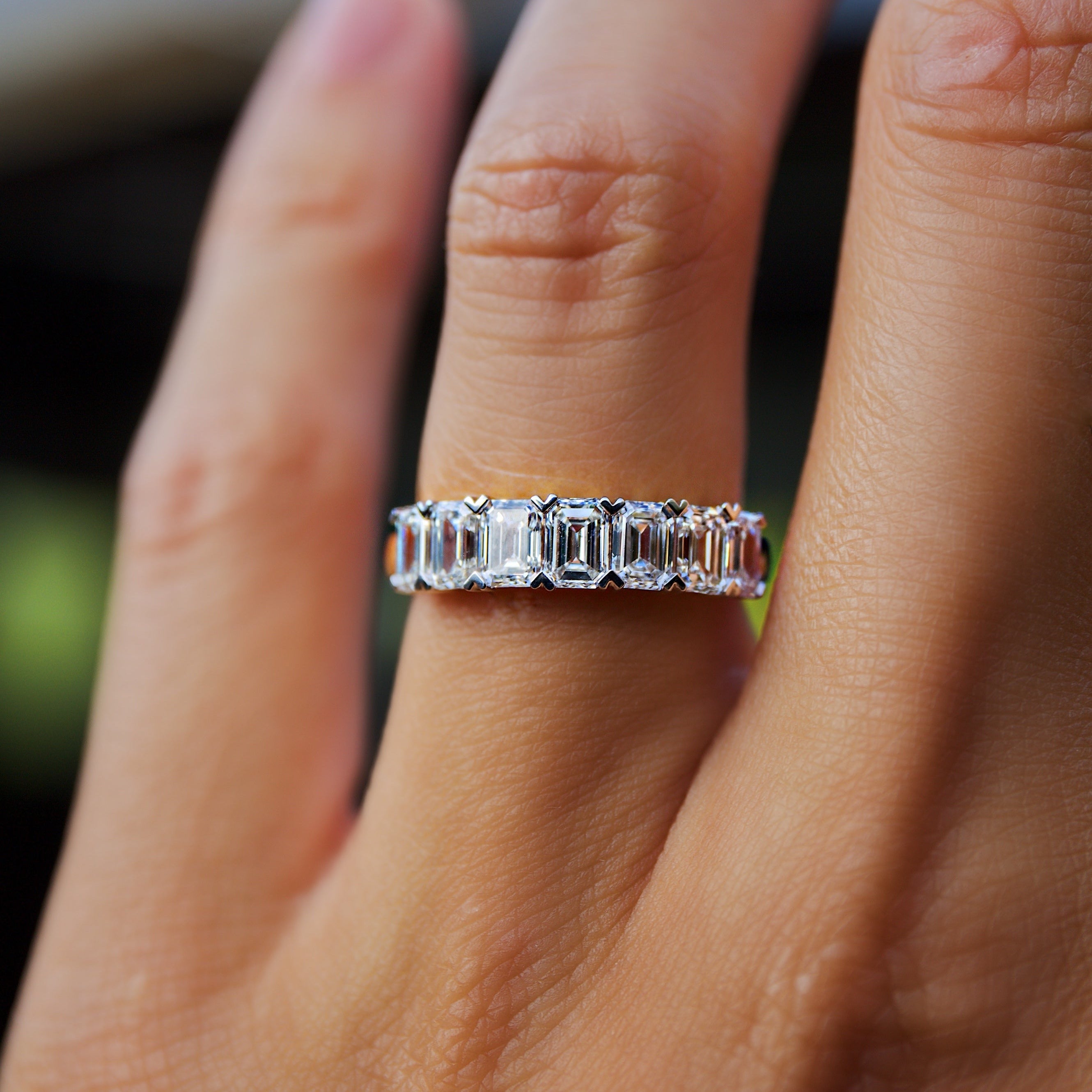 Monaco Platinum Diamond Ring