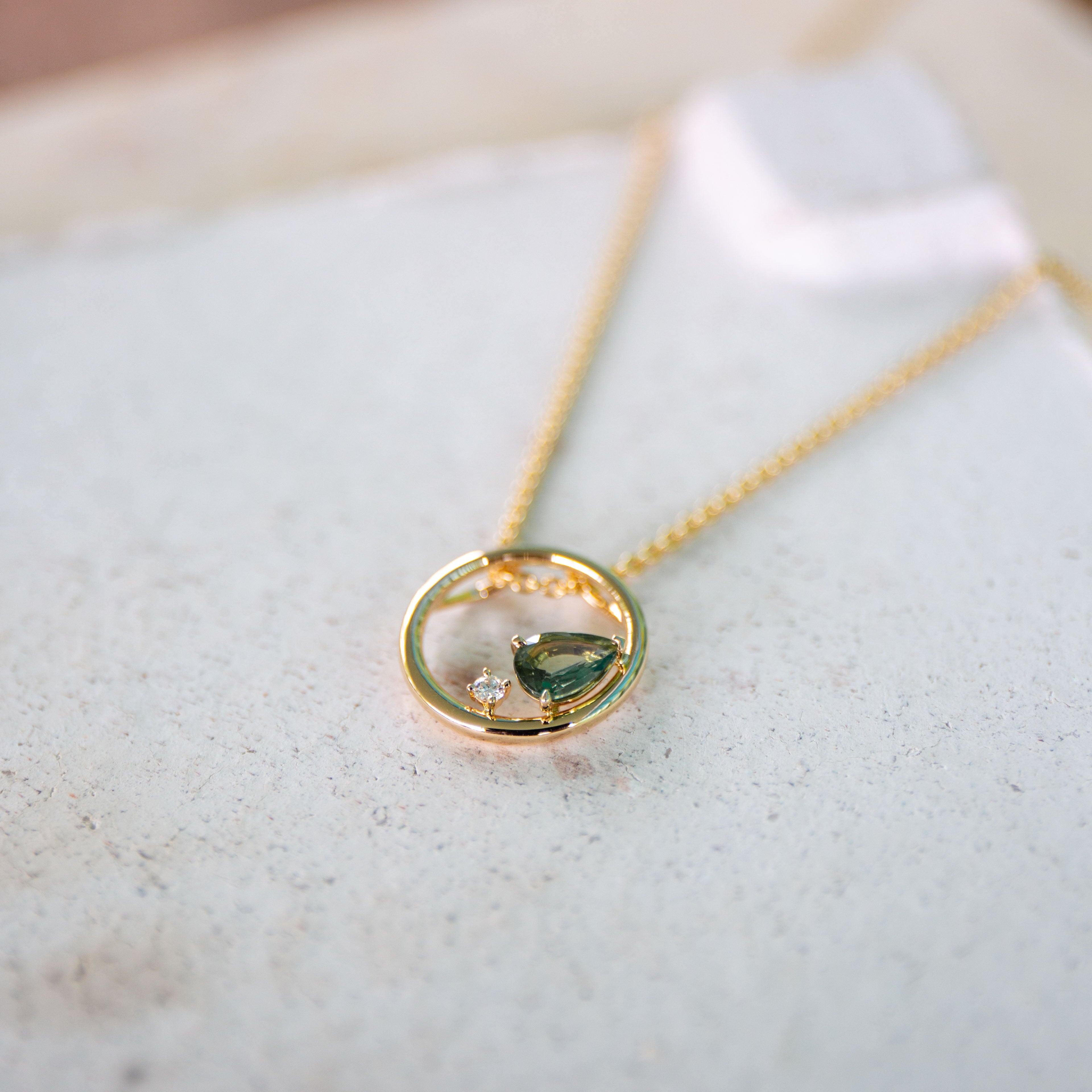 Aura Sapphire Necklace