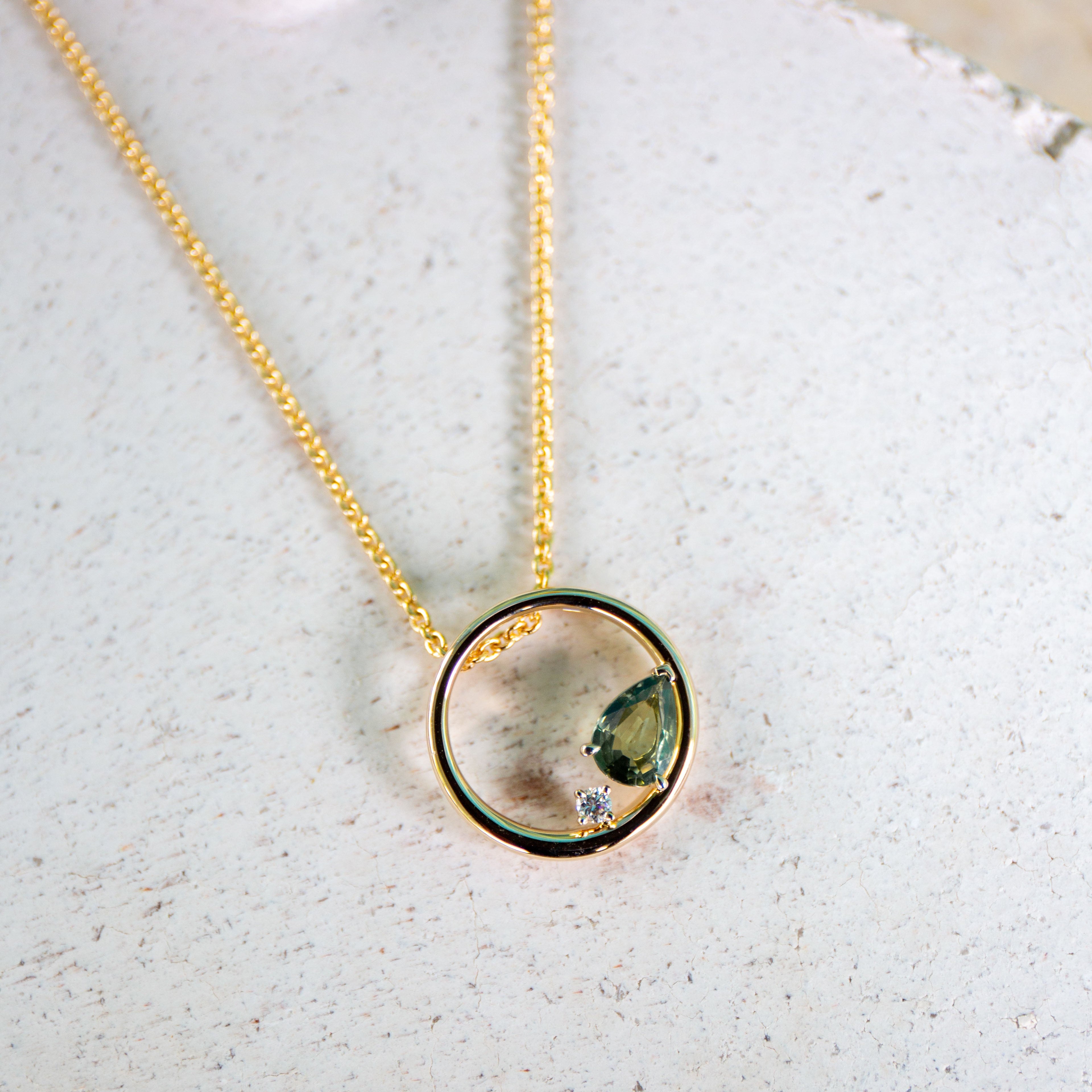 Aura Sapphire Necklace