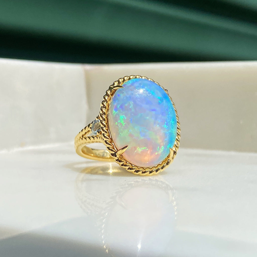 Galaxy on sale opal ring