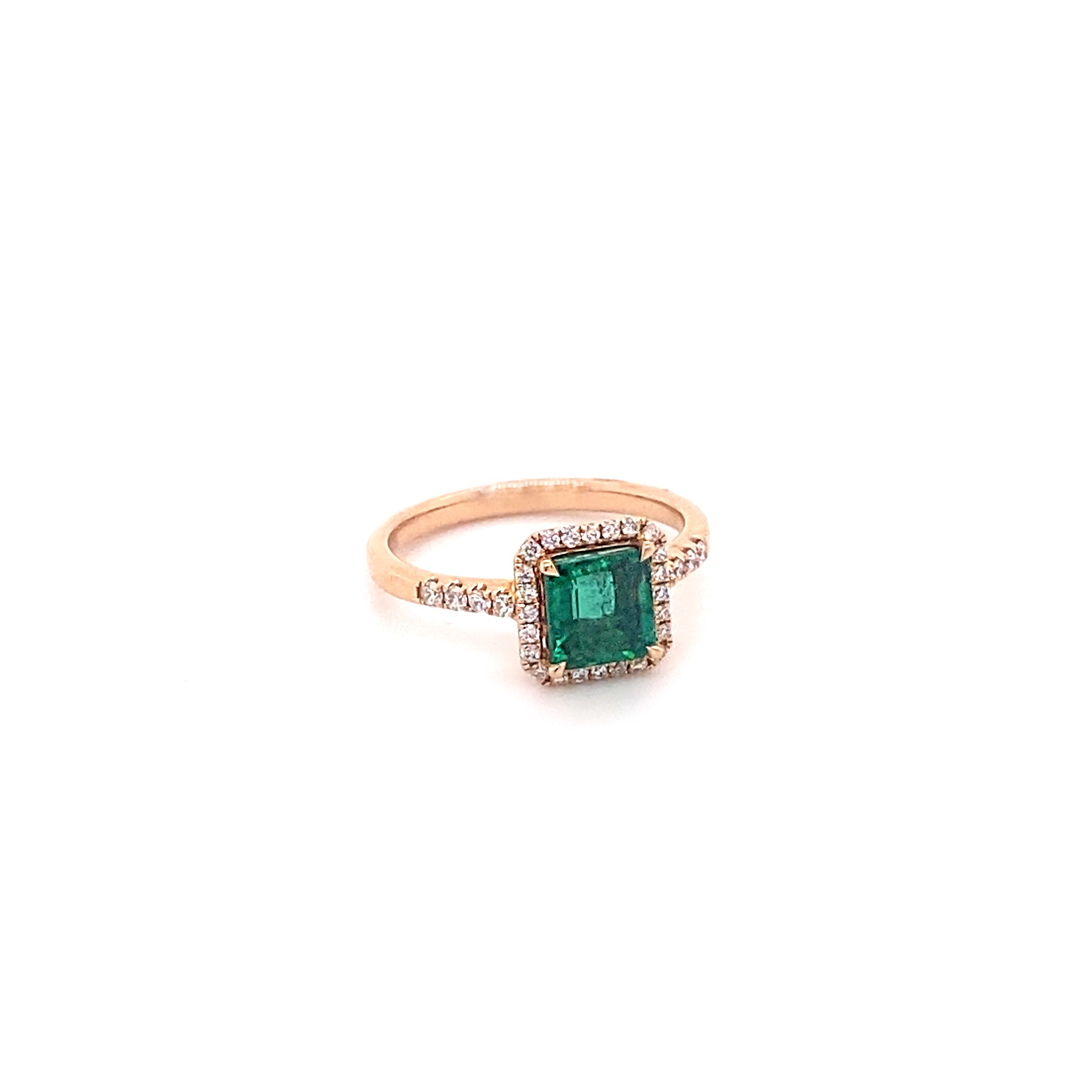 Emerald Jess Ring