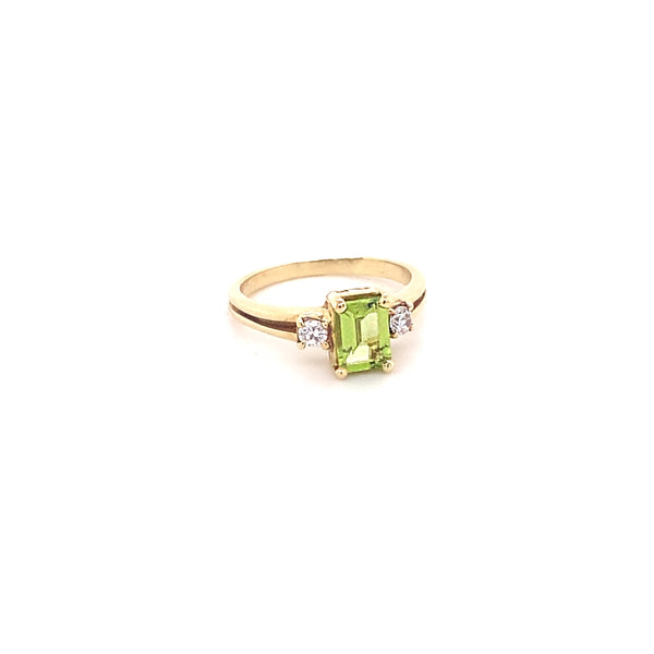 Peridot Lily Ring