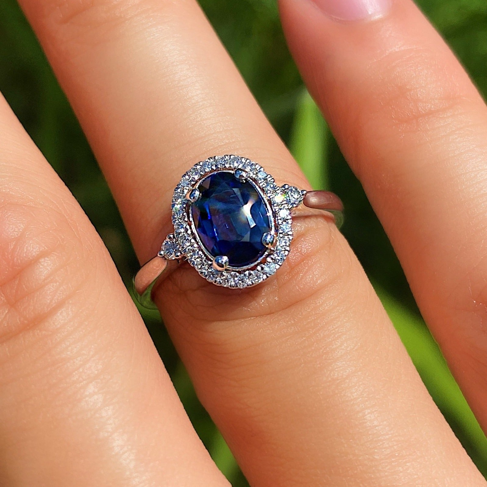 Ceylon Sapphire Hailey Ring