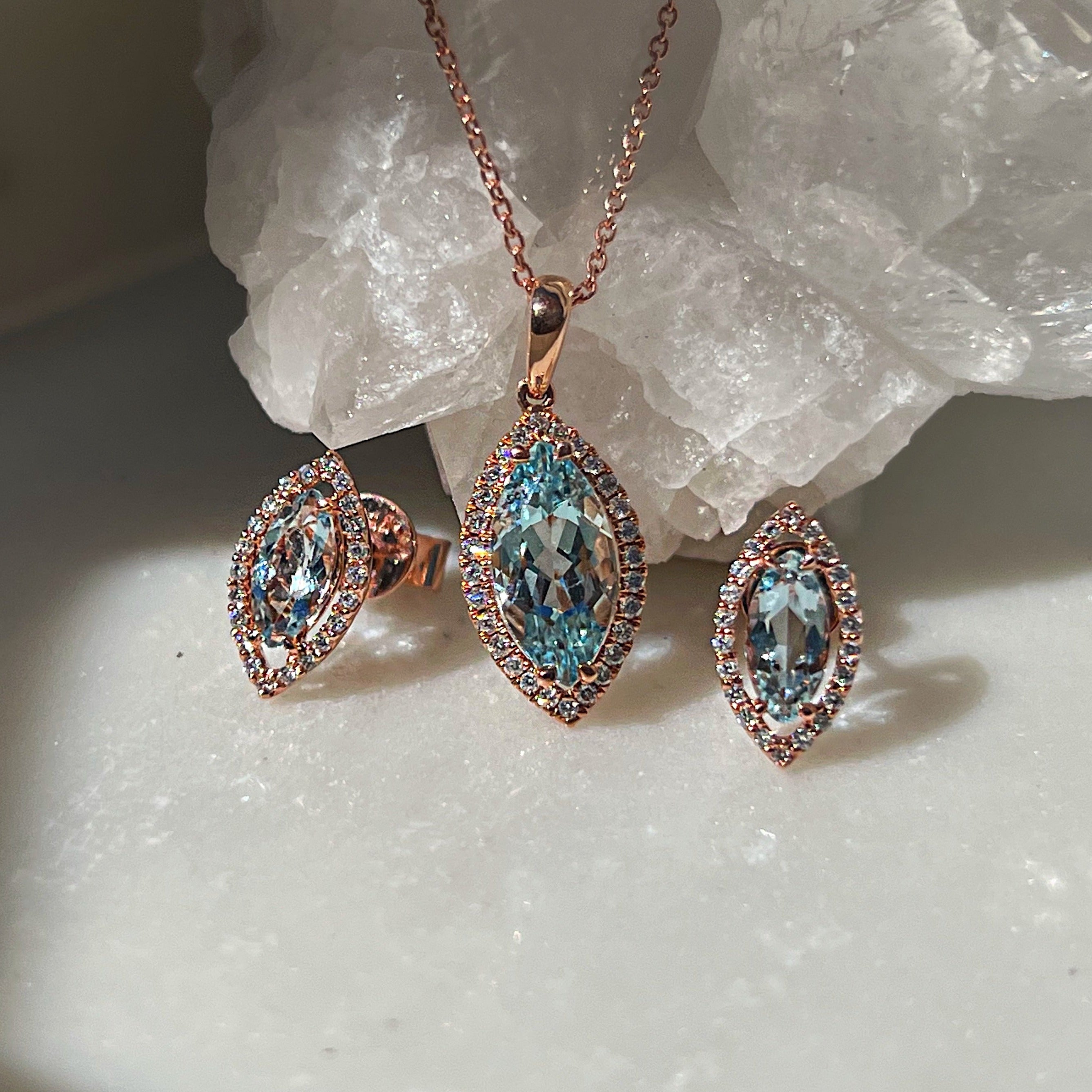 Inés Aquamarine Pendant
