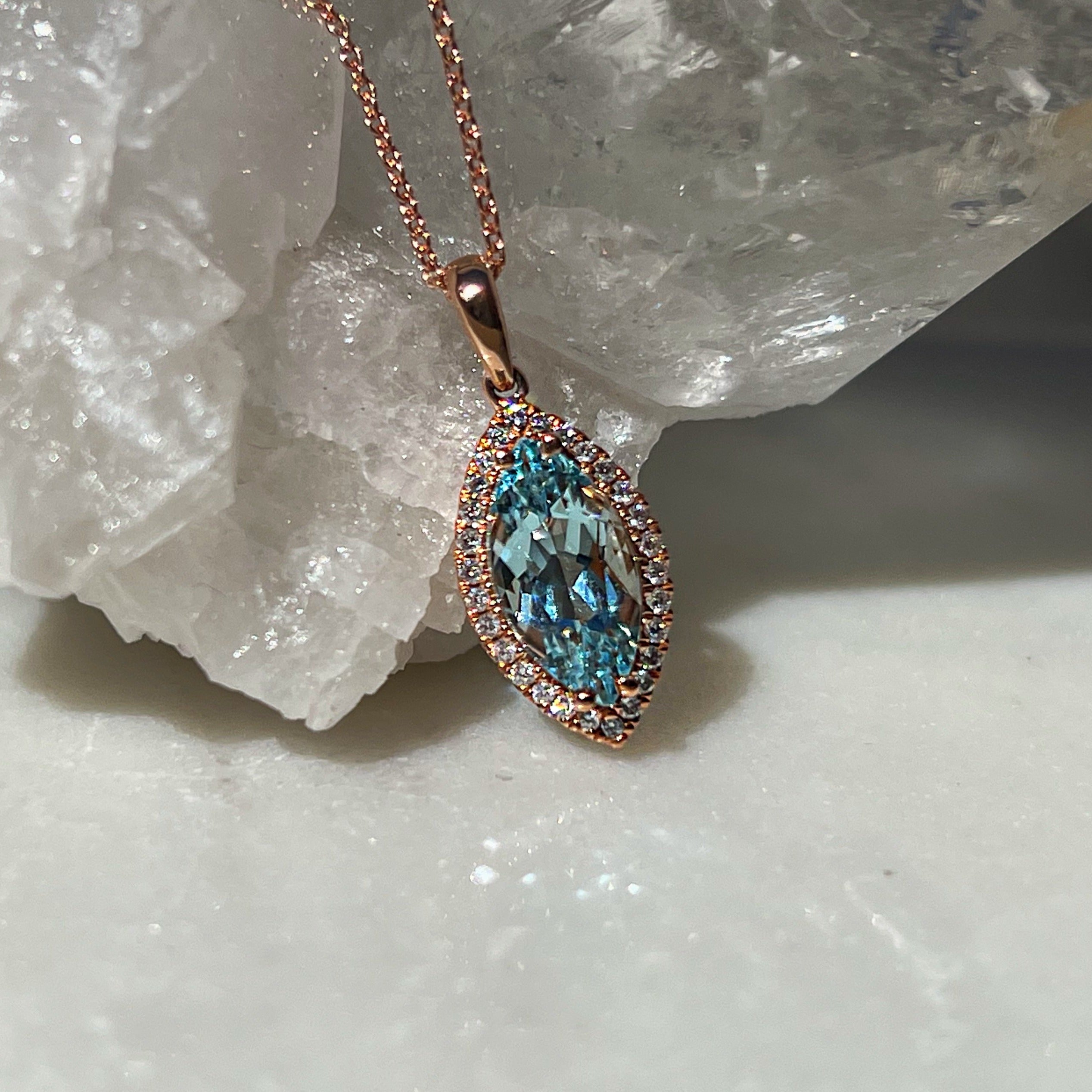 Inés Aquamarine Pendant