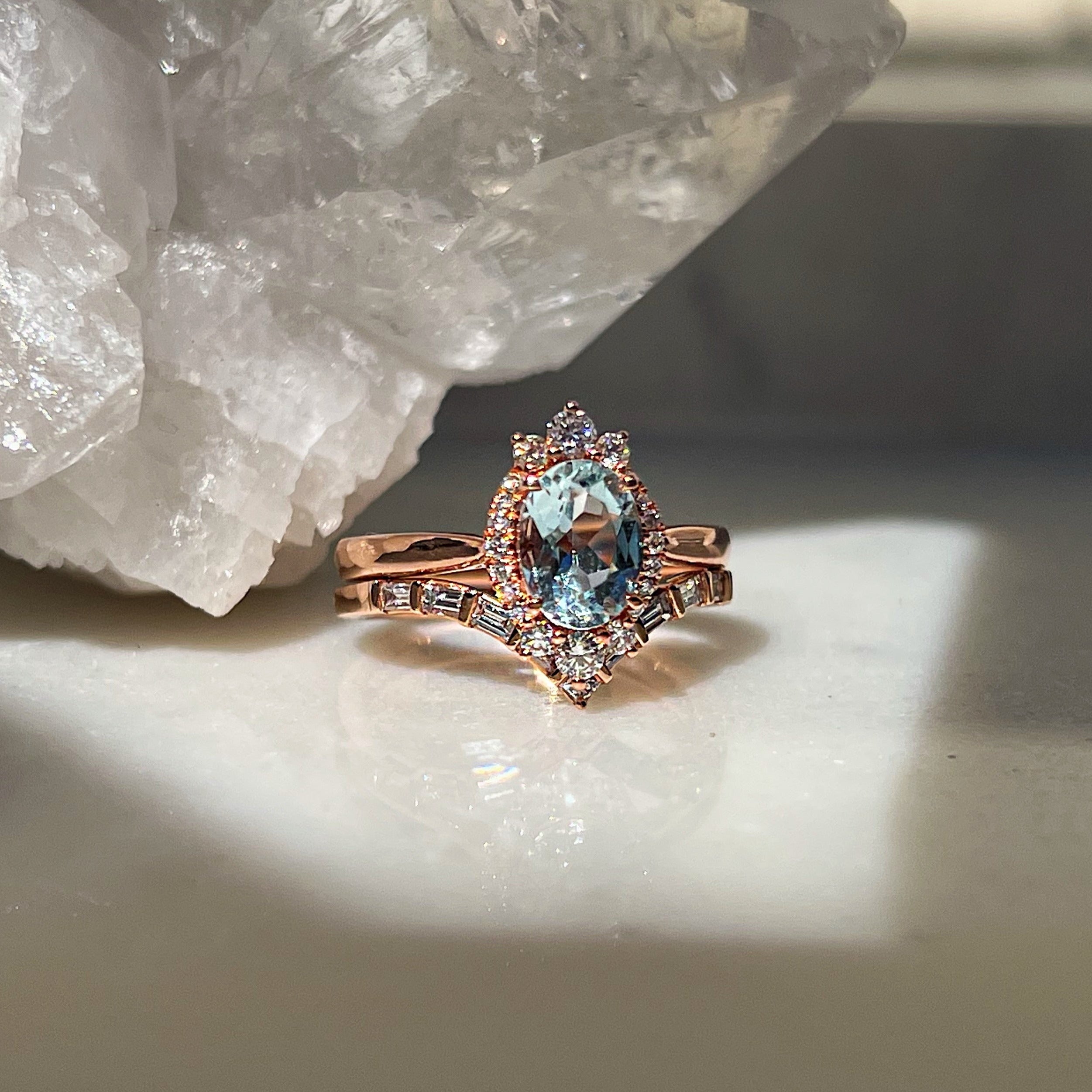 Véronique Aquamarine Ring