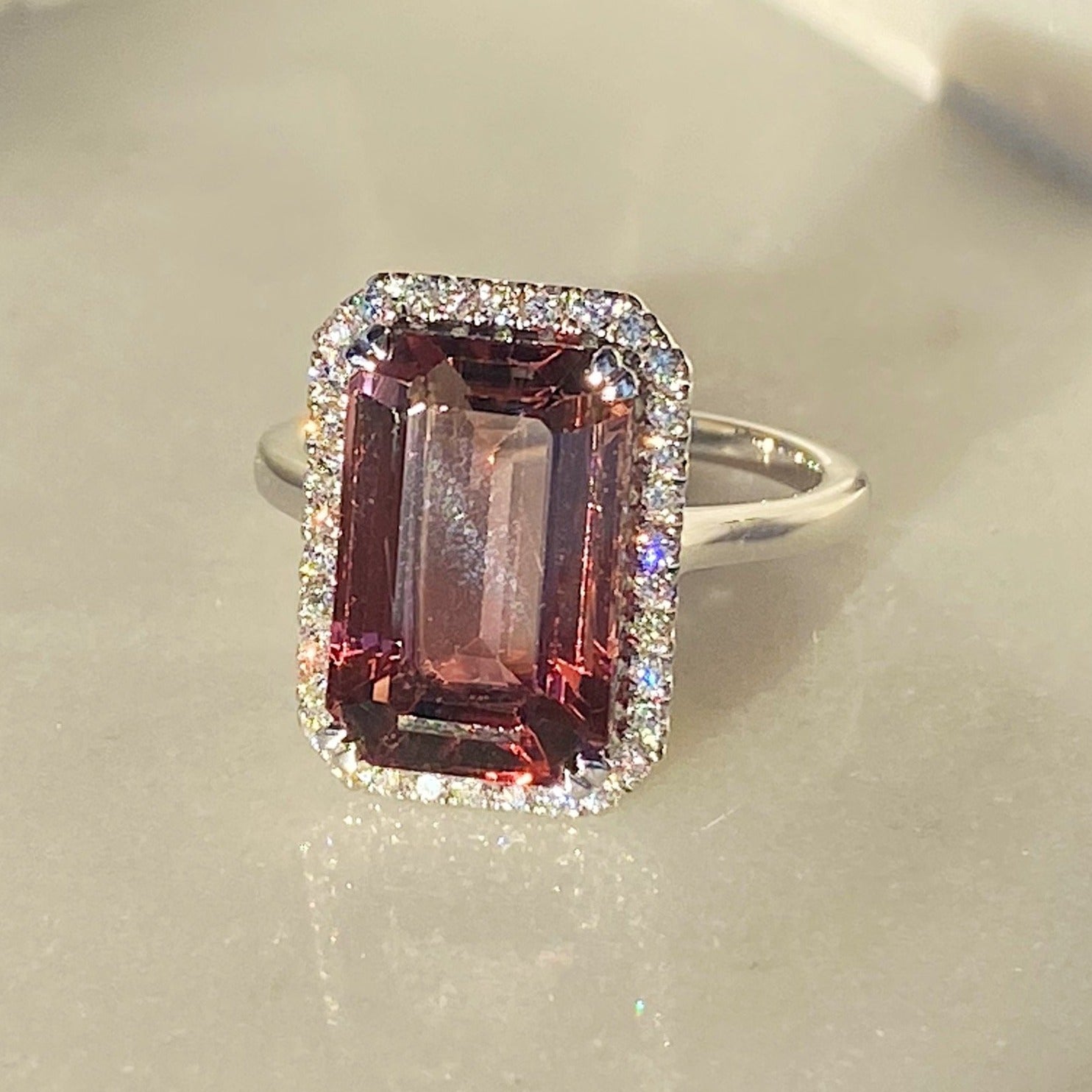 Rosetta Tourmaline Ring
