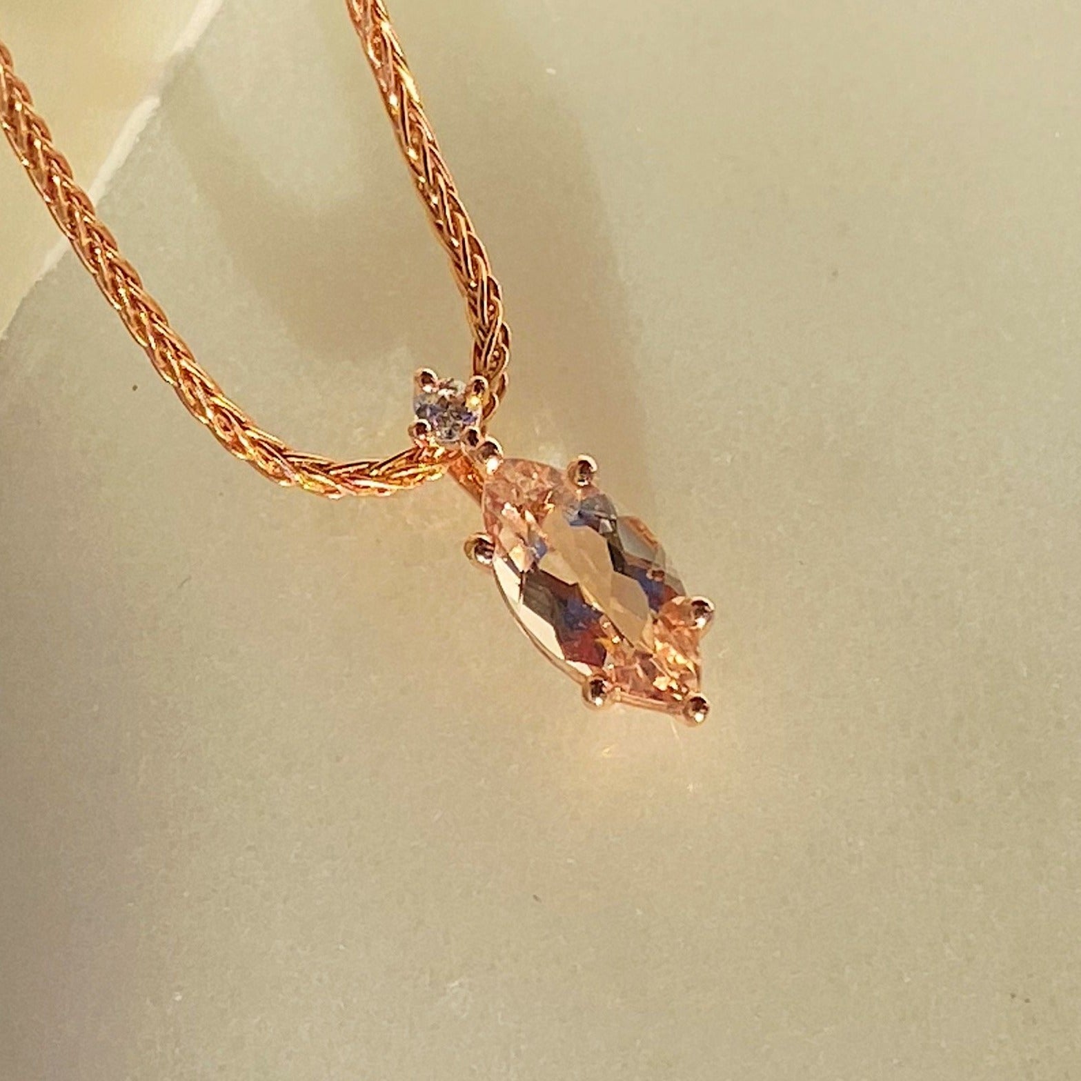 Cira Morganite Pendant