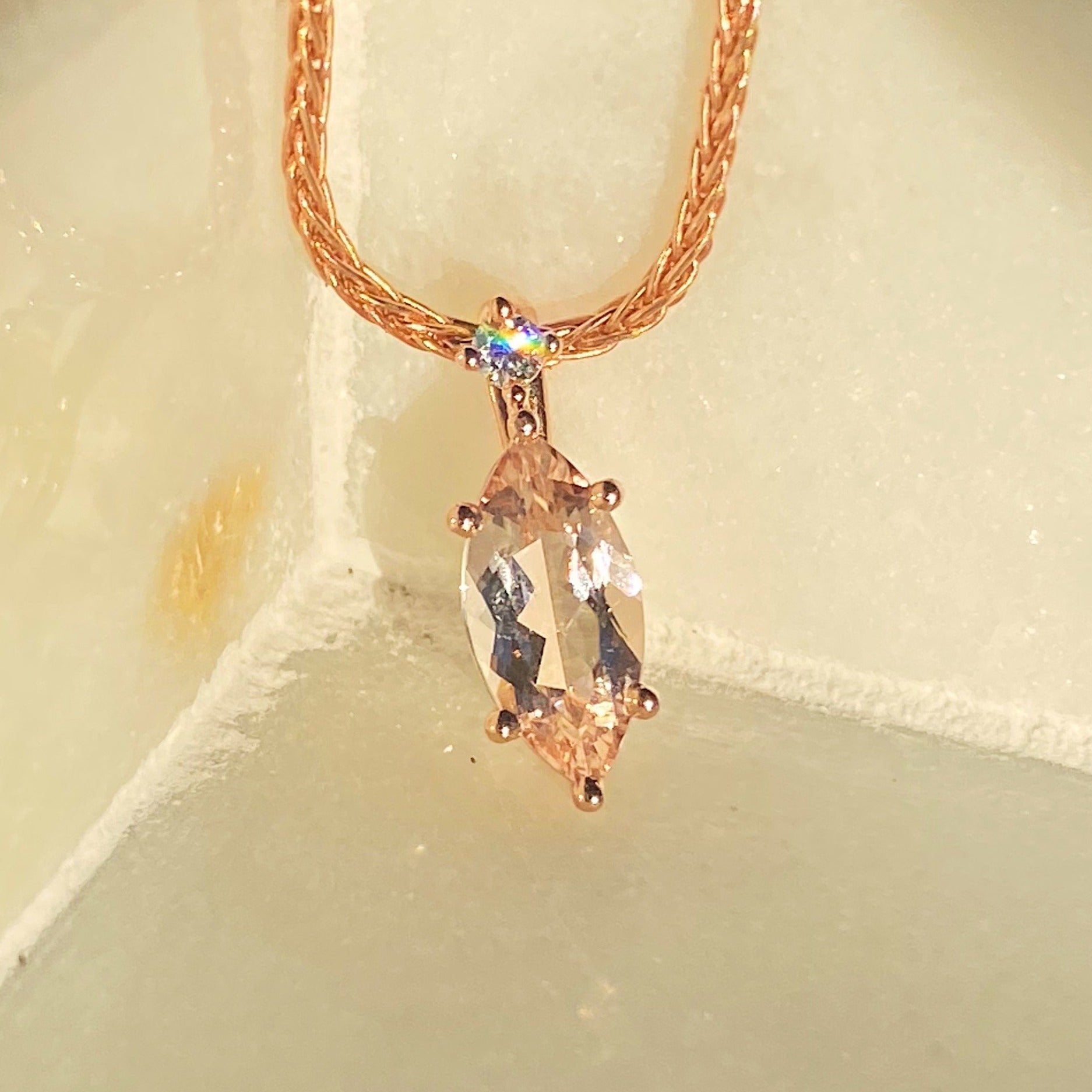 Cira Morganite Pendant