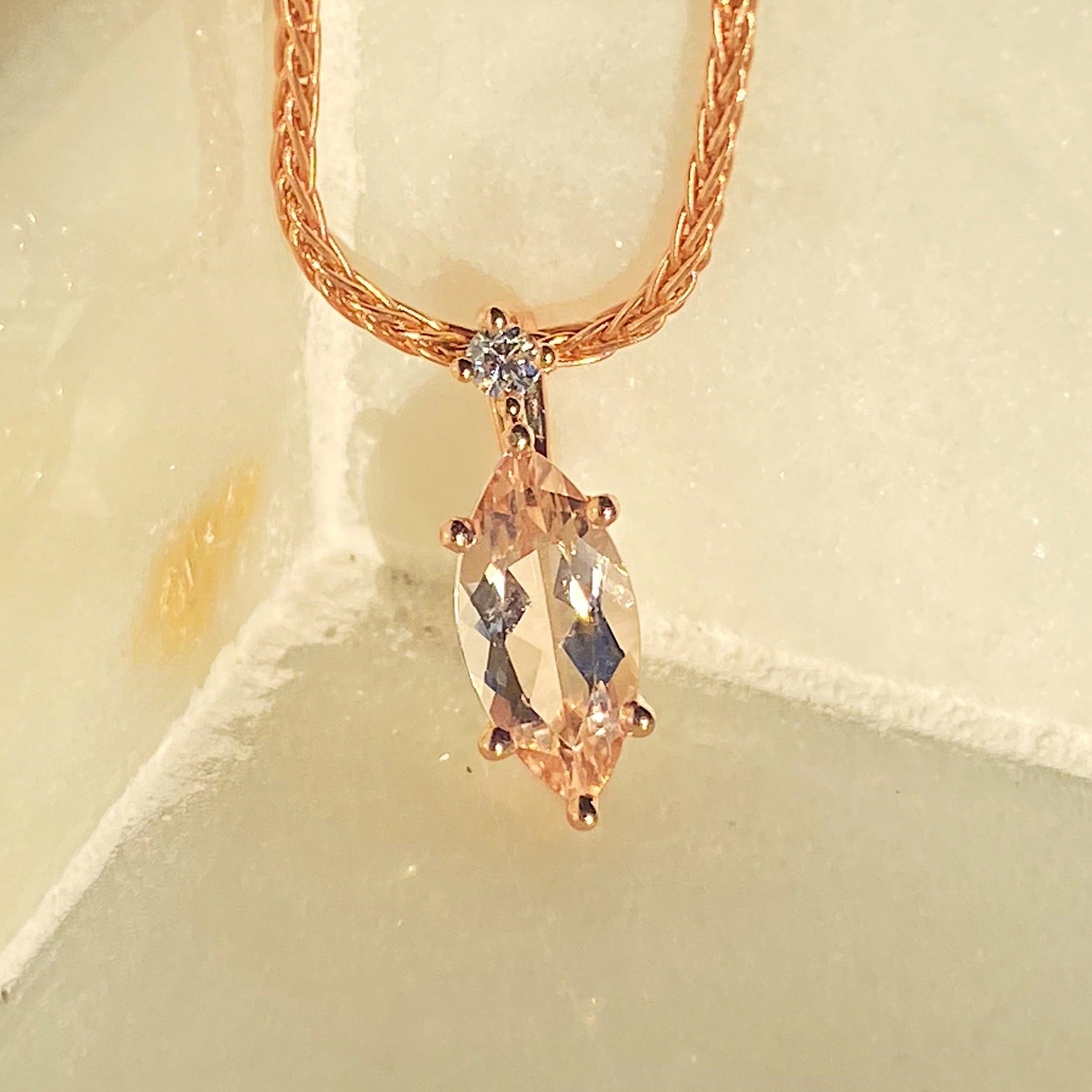 Cira Morganite Pendant