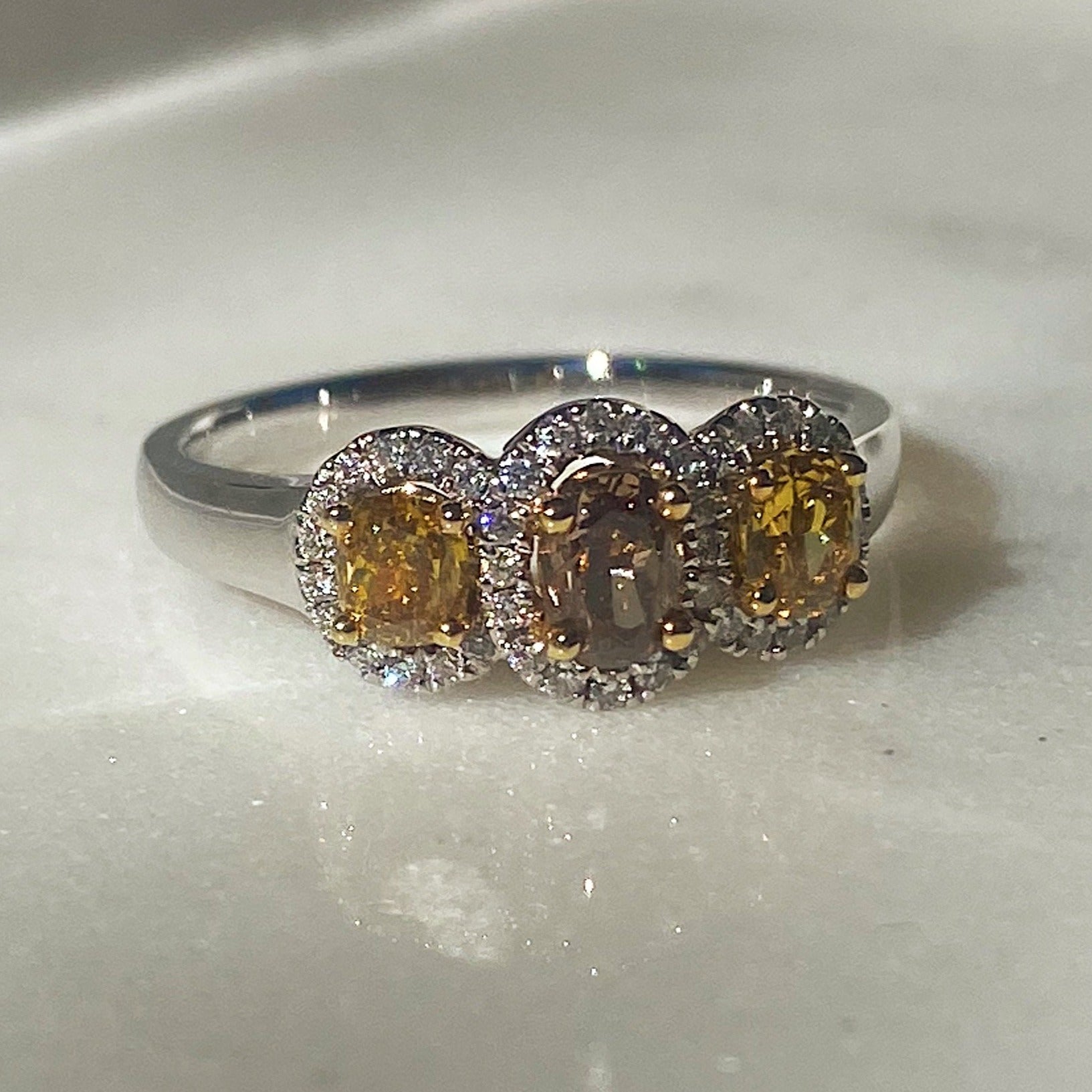 Mara Yellow Diamond Ring
