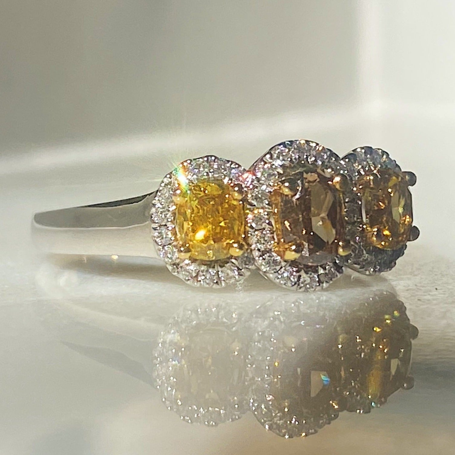 Mara Yellow Diamond Ring