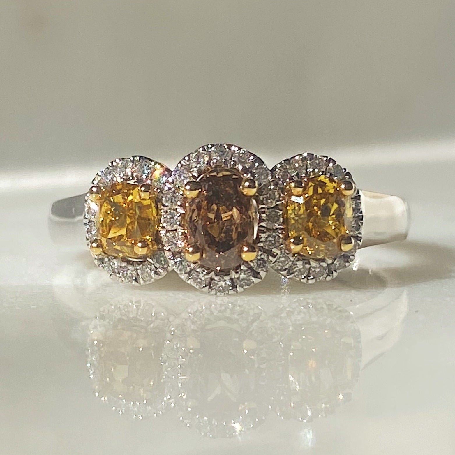 Mara Yellow Diamond Ring