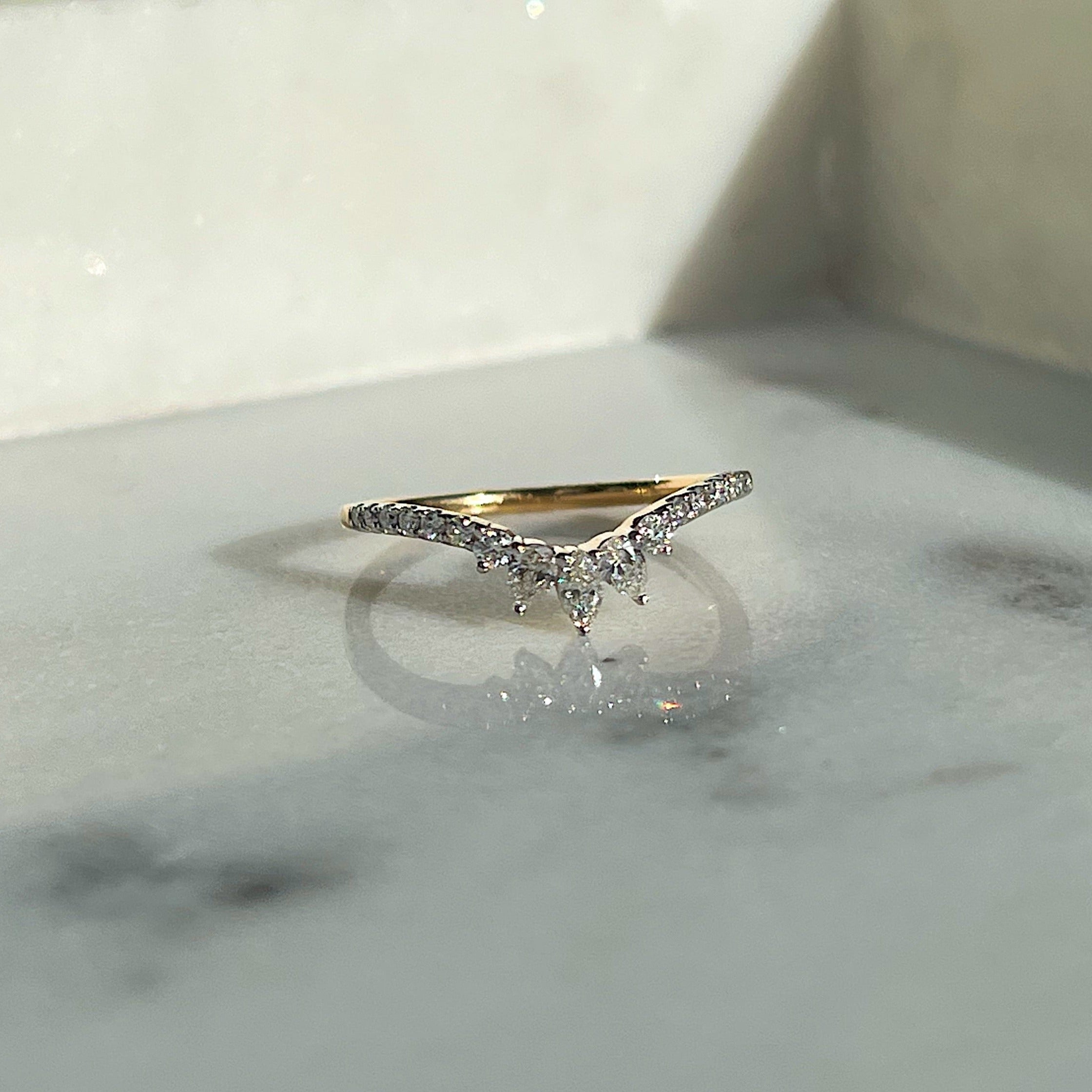 Midnight Diamond Ring