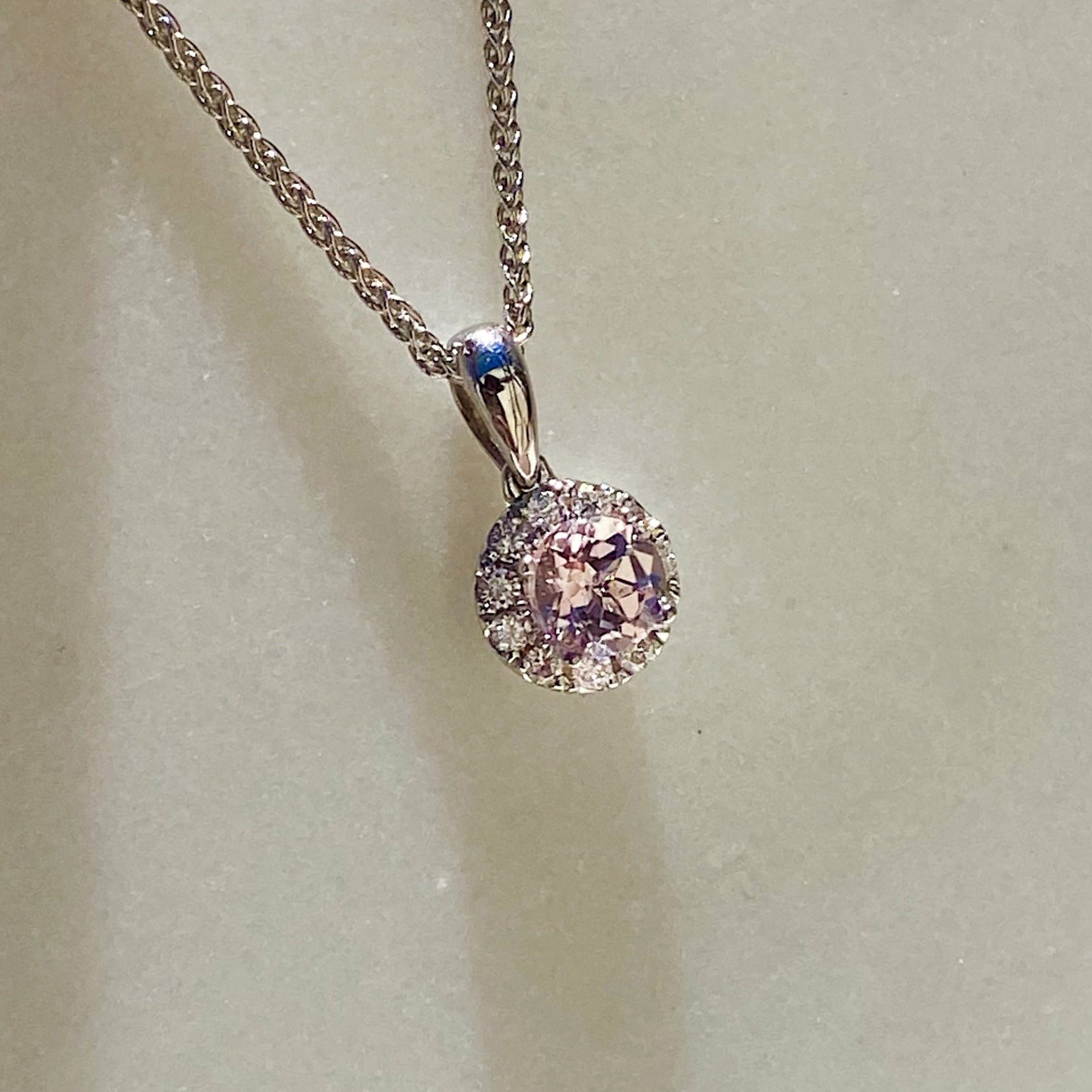 Melissa Pink Morganite Pendant