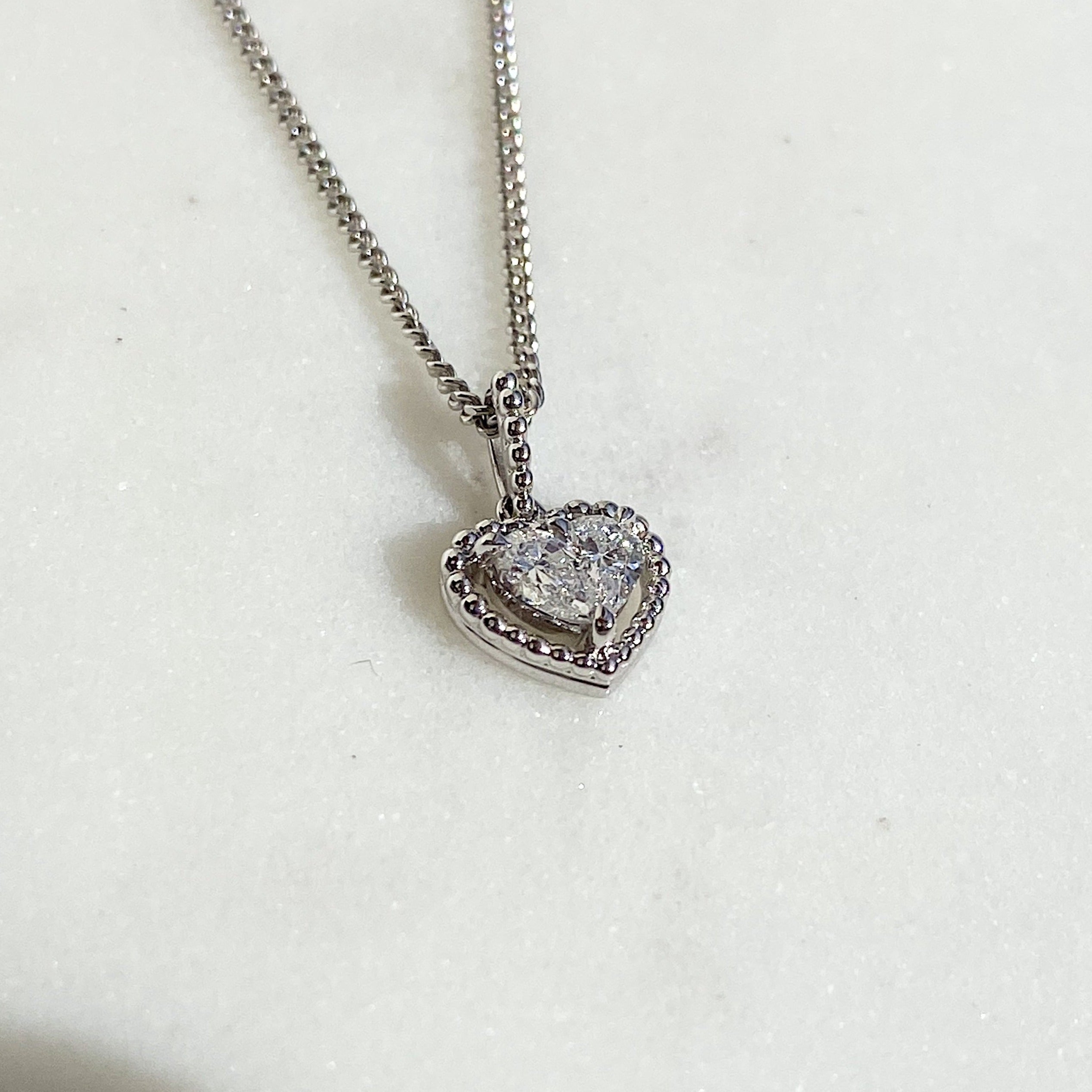 Kylie Heart Diamond Pendant