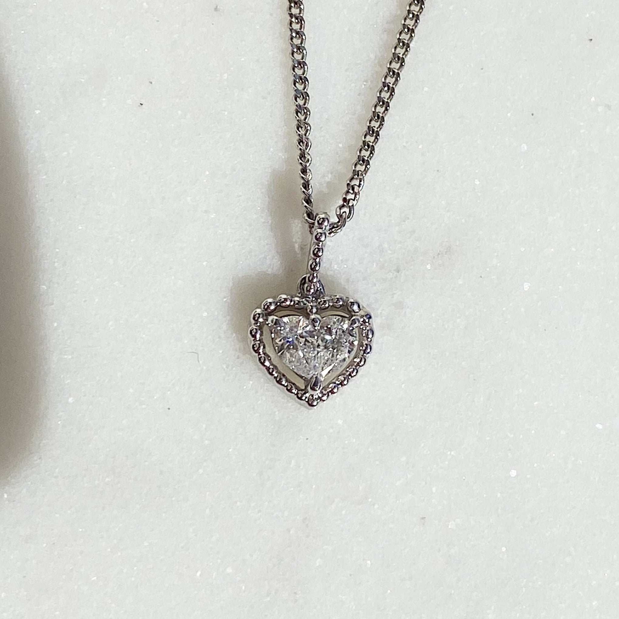 Kylie Heart Diamond Pendant