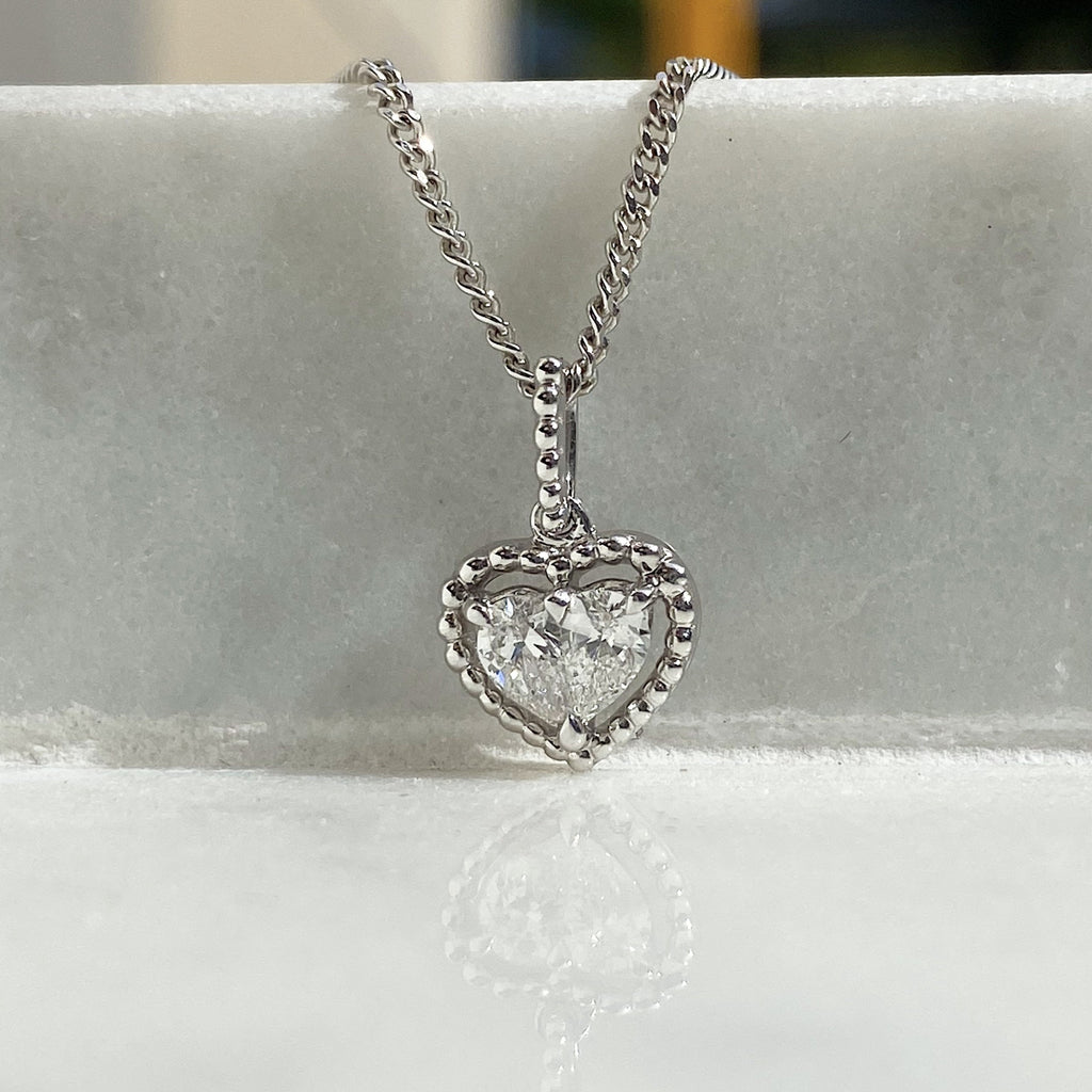 Kylie Heart Diamond Pendant