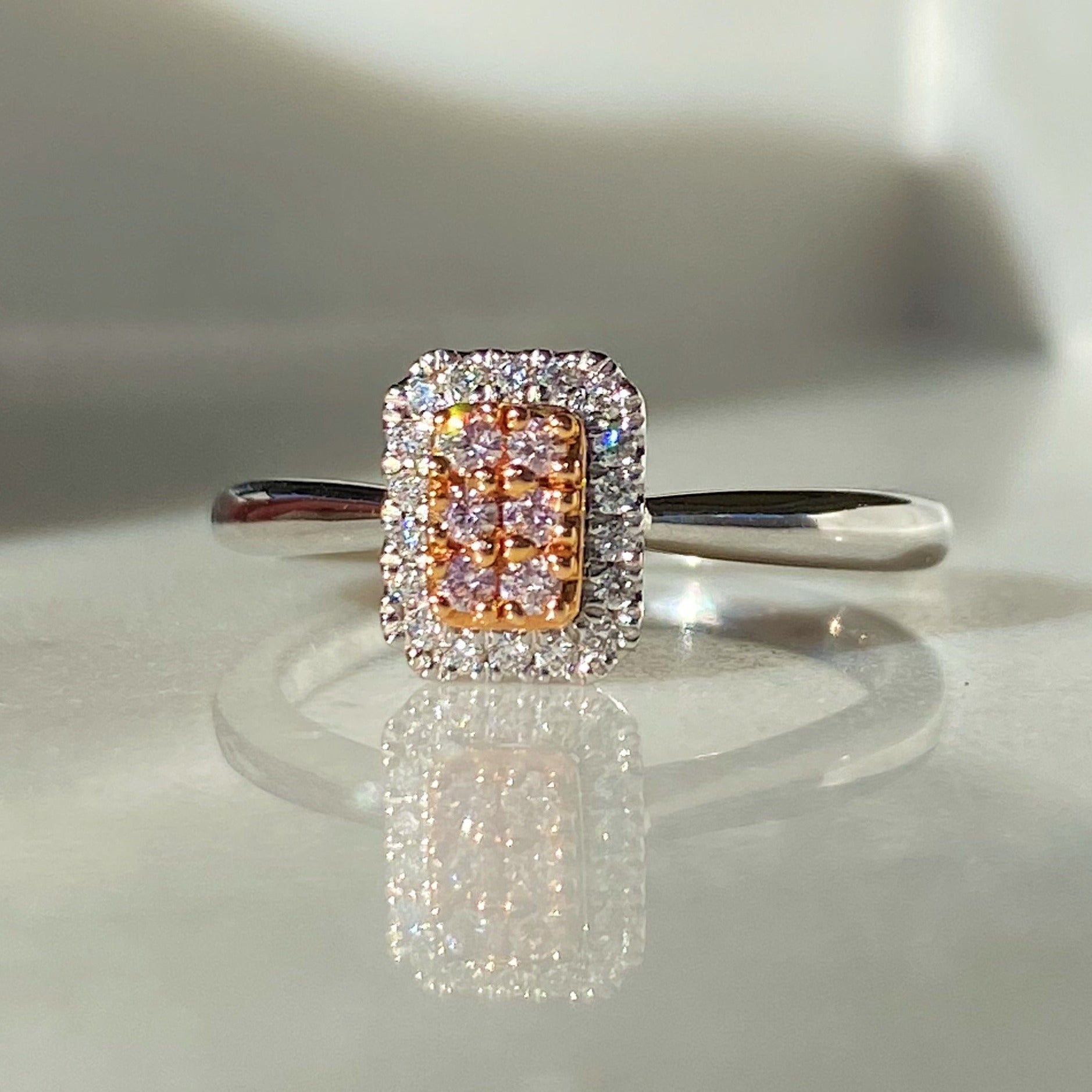 Dawn Blush Pink Diamond Ring