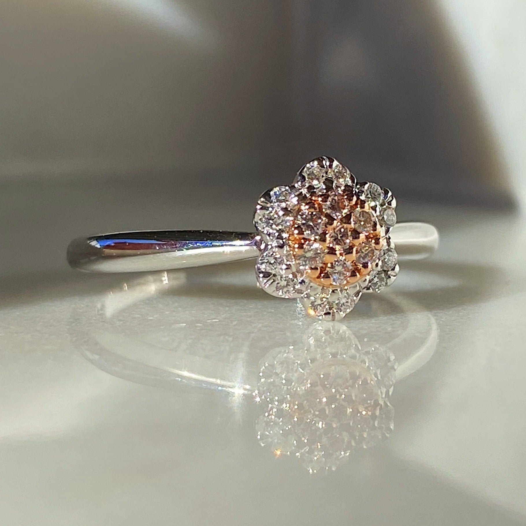 Lucy Blush Pink Diamond Ring