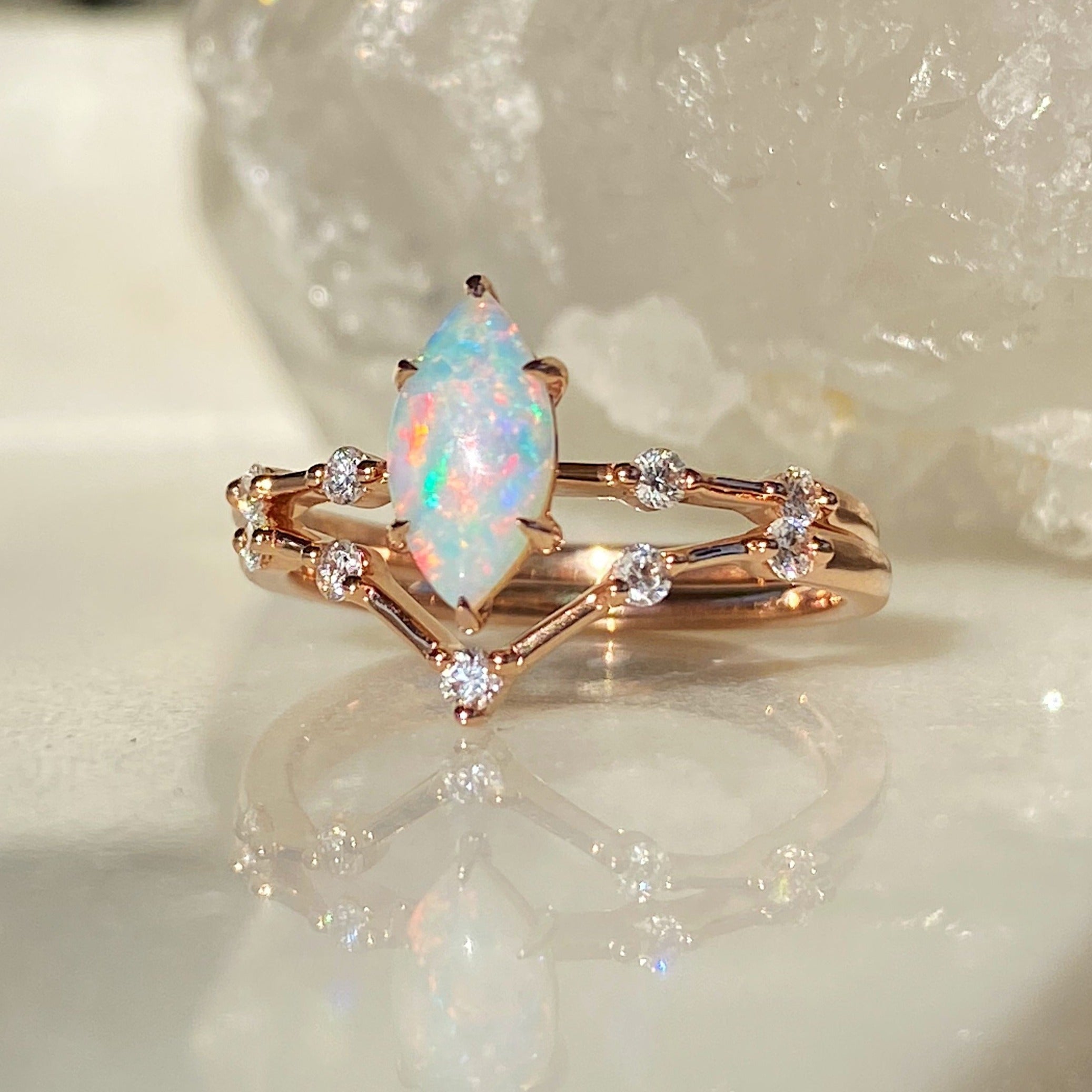Hermione Opal Ring