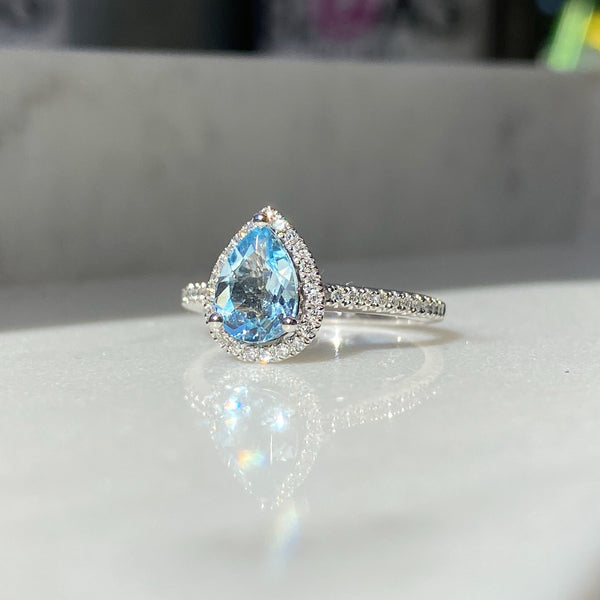 Mia Aquamarine Ring